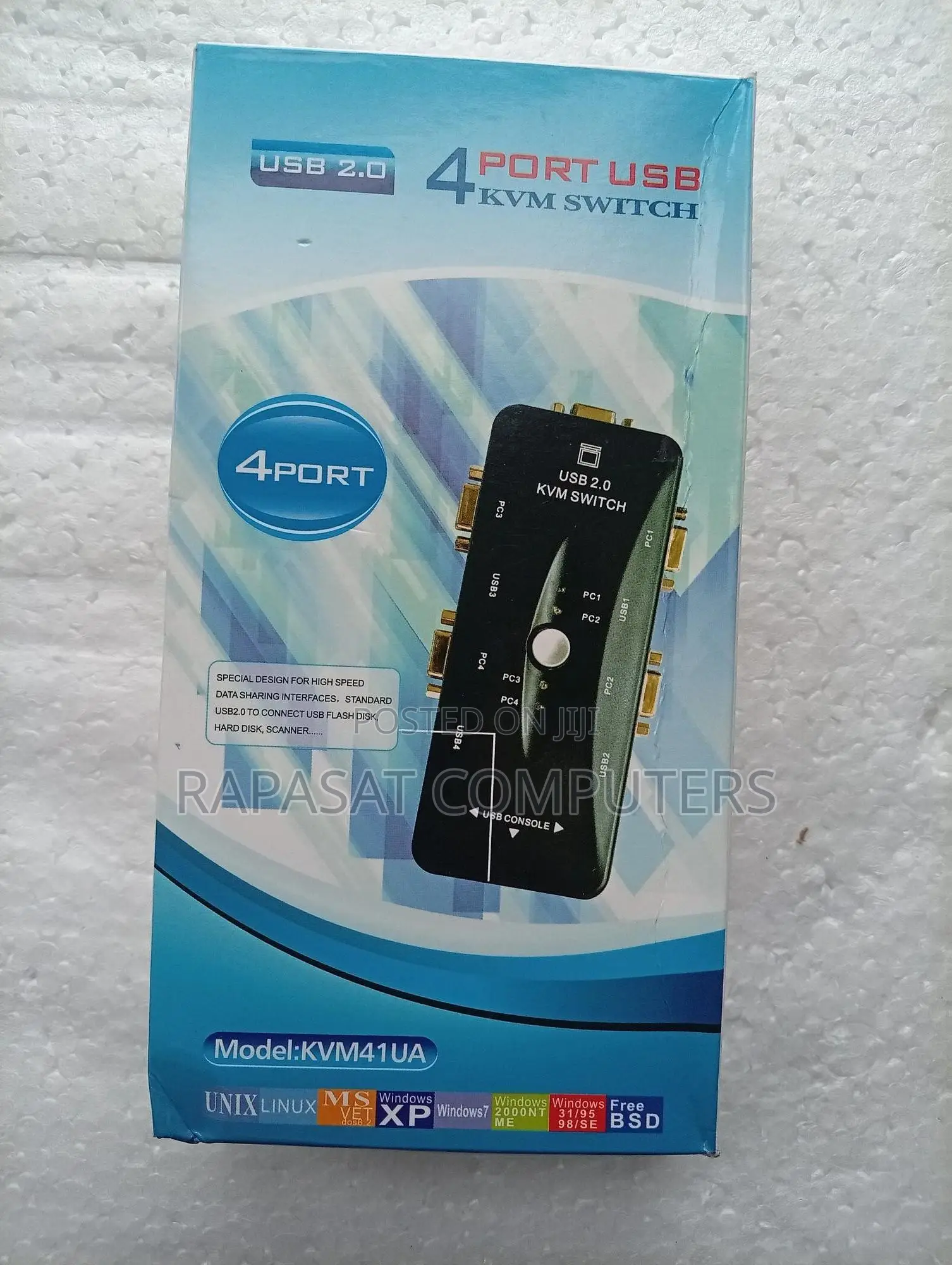 USB 4-Port KVM Splitter