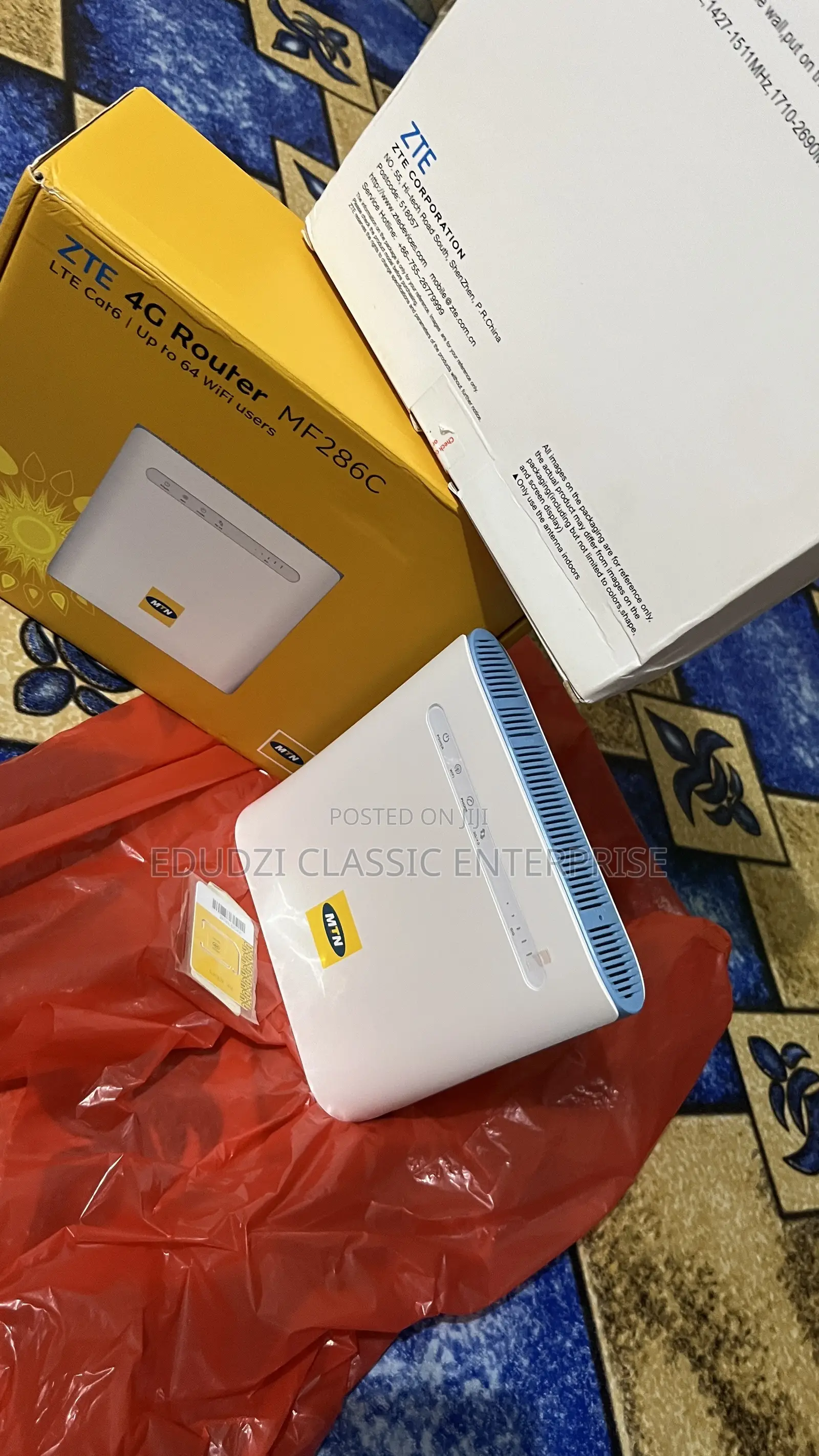 MTN Tubonet Router + Turbonet Sim Dddd,.!!
