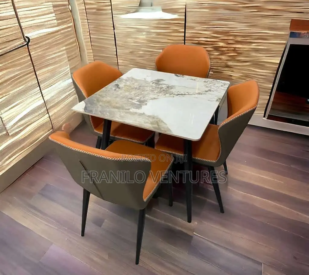 4 Seater Marble Dining Set