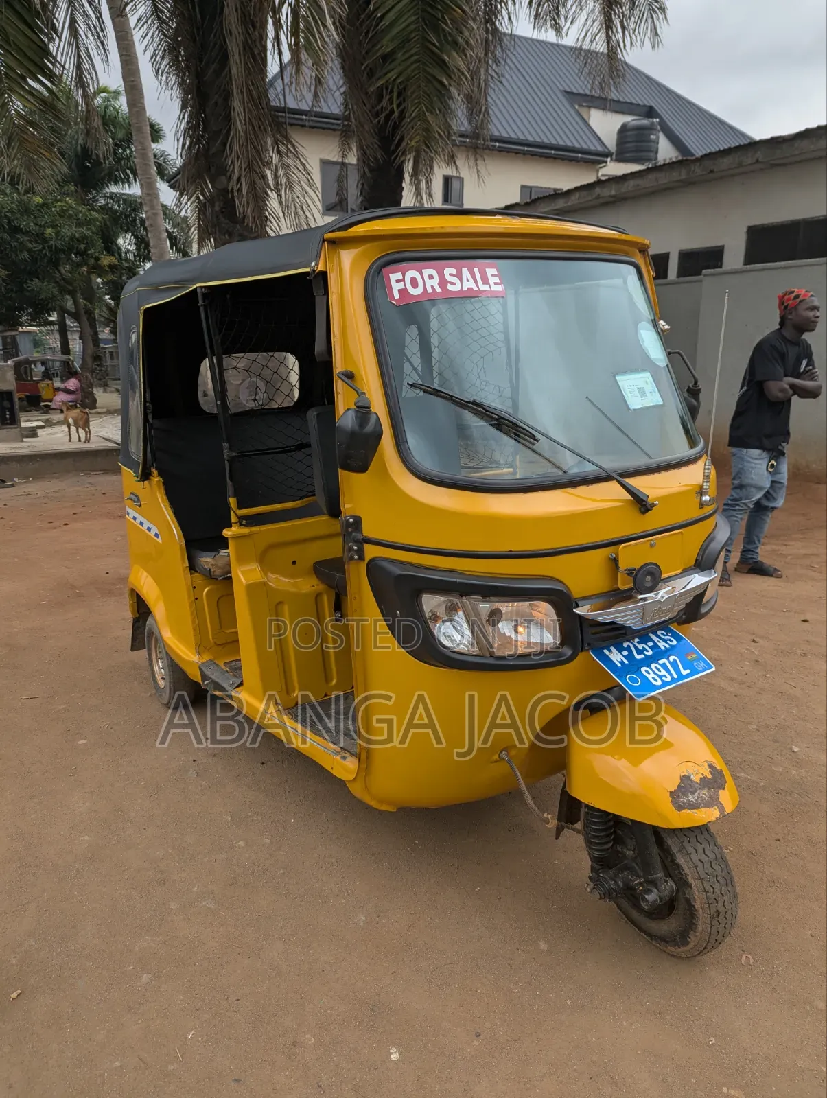 TVS King Deluxe Plus iTouch Start 2025 Yellow
