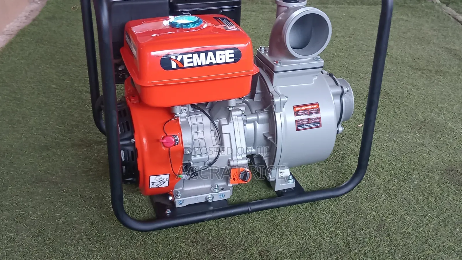 KEMAGE Premium Petrol Water Pump – Strong Engine, Fast Flow Reliable