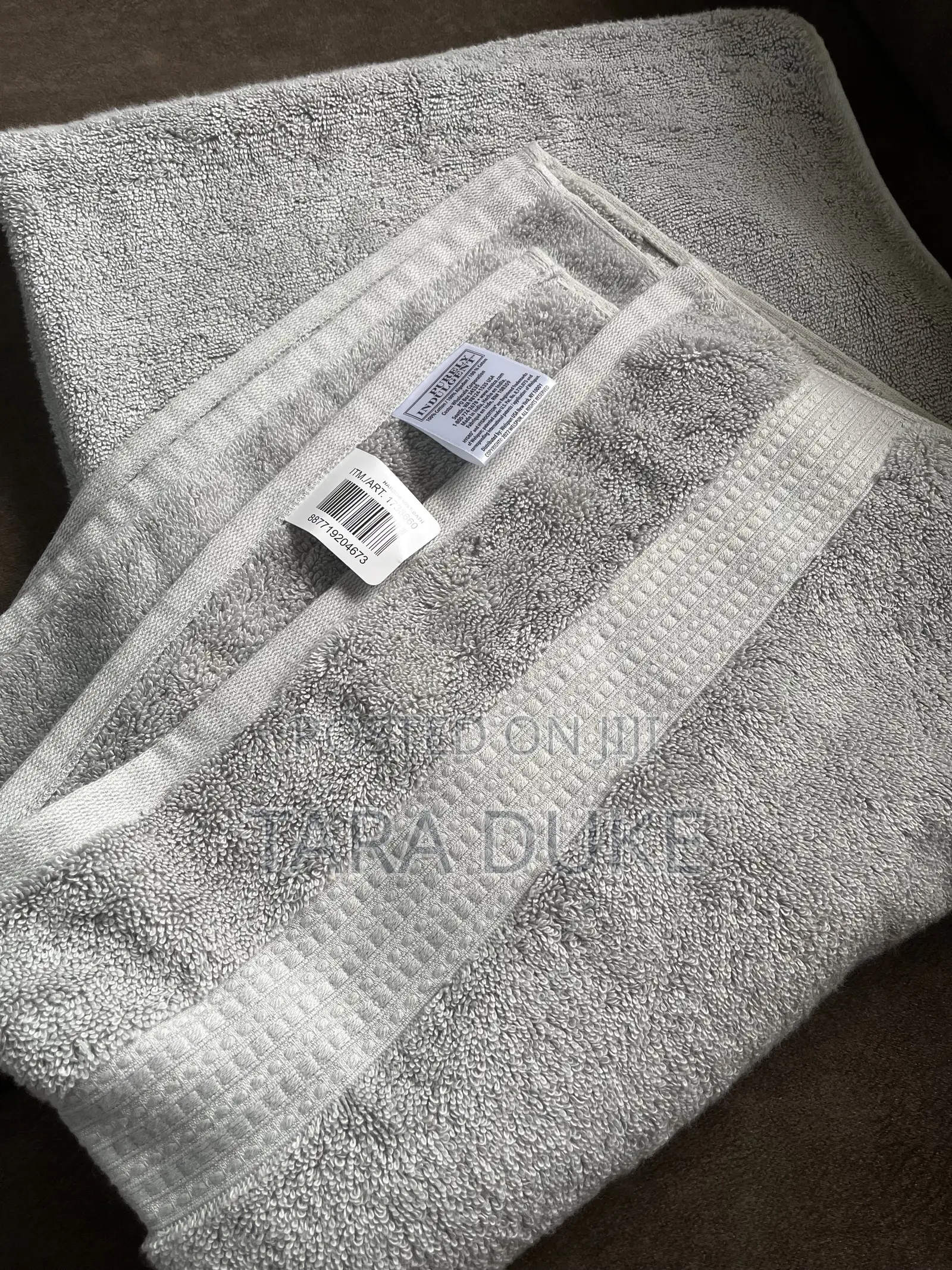 Ash Cotton Bath Towel