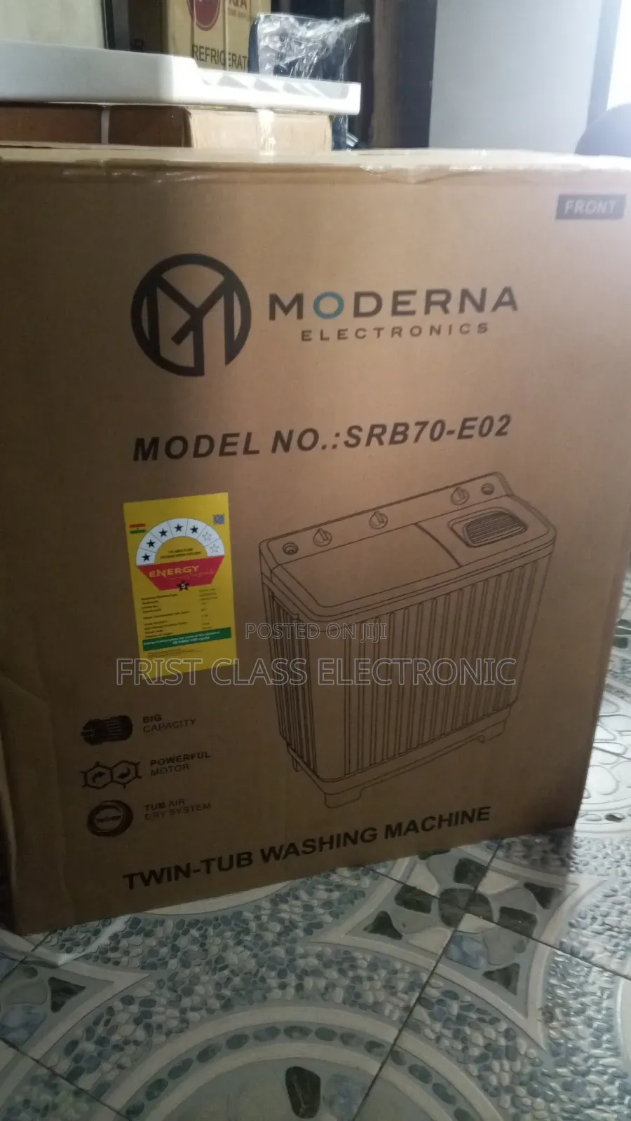 Smart Wash With Moderna Washing Machine 7kg