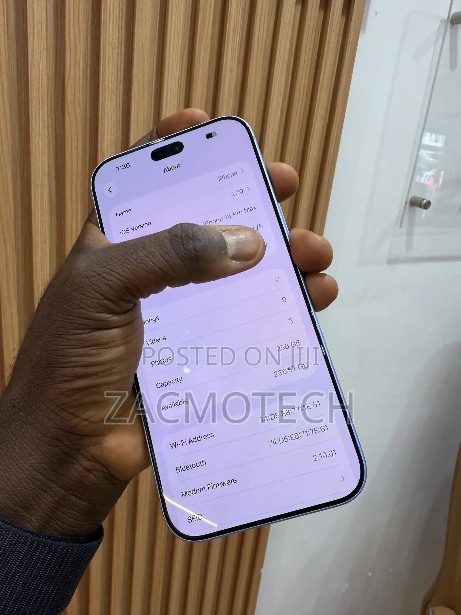 Apple iPhone 18 Pro Max 256 GB Blue