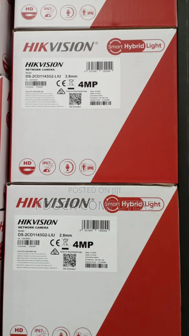Hikvision Ds-2cd1143g2-Liu 4mp Fixed Dome Network Camera