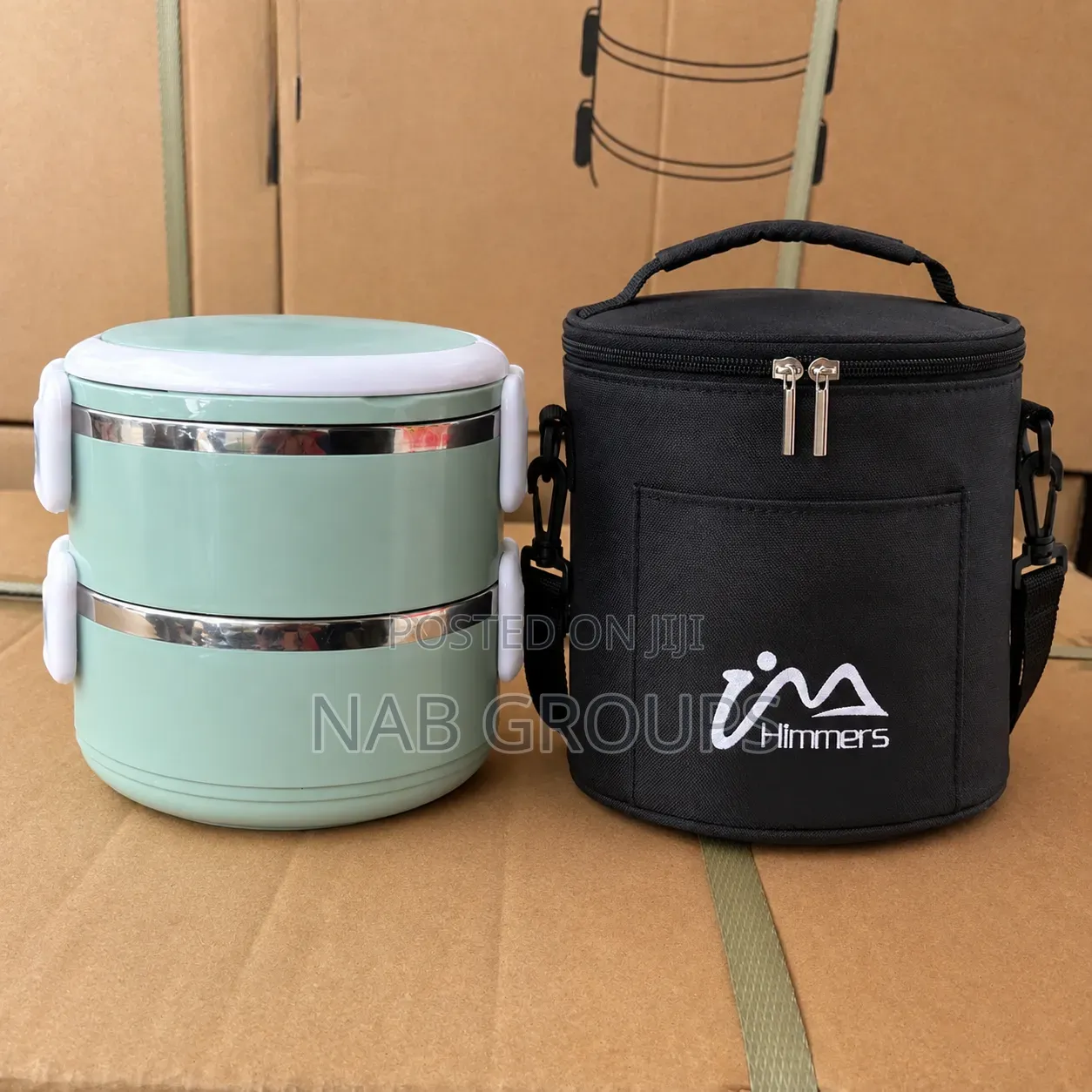 2 Tier Lunch Box With Insulated Carry Bag