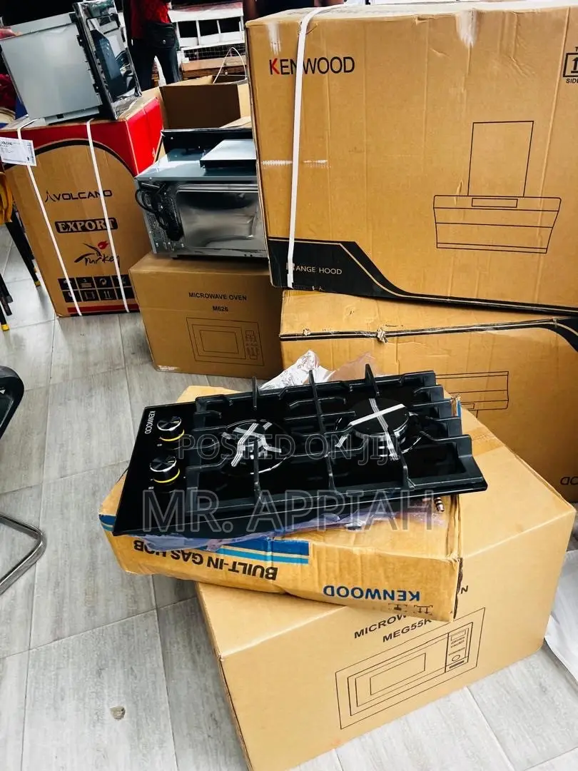 Quality Kenwood 2 Gas Built in Hob(Black).