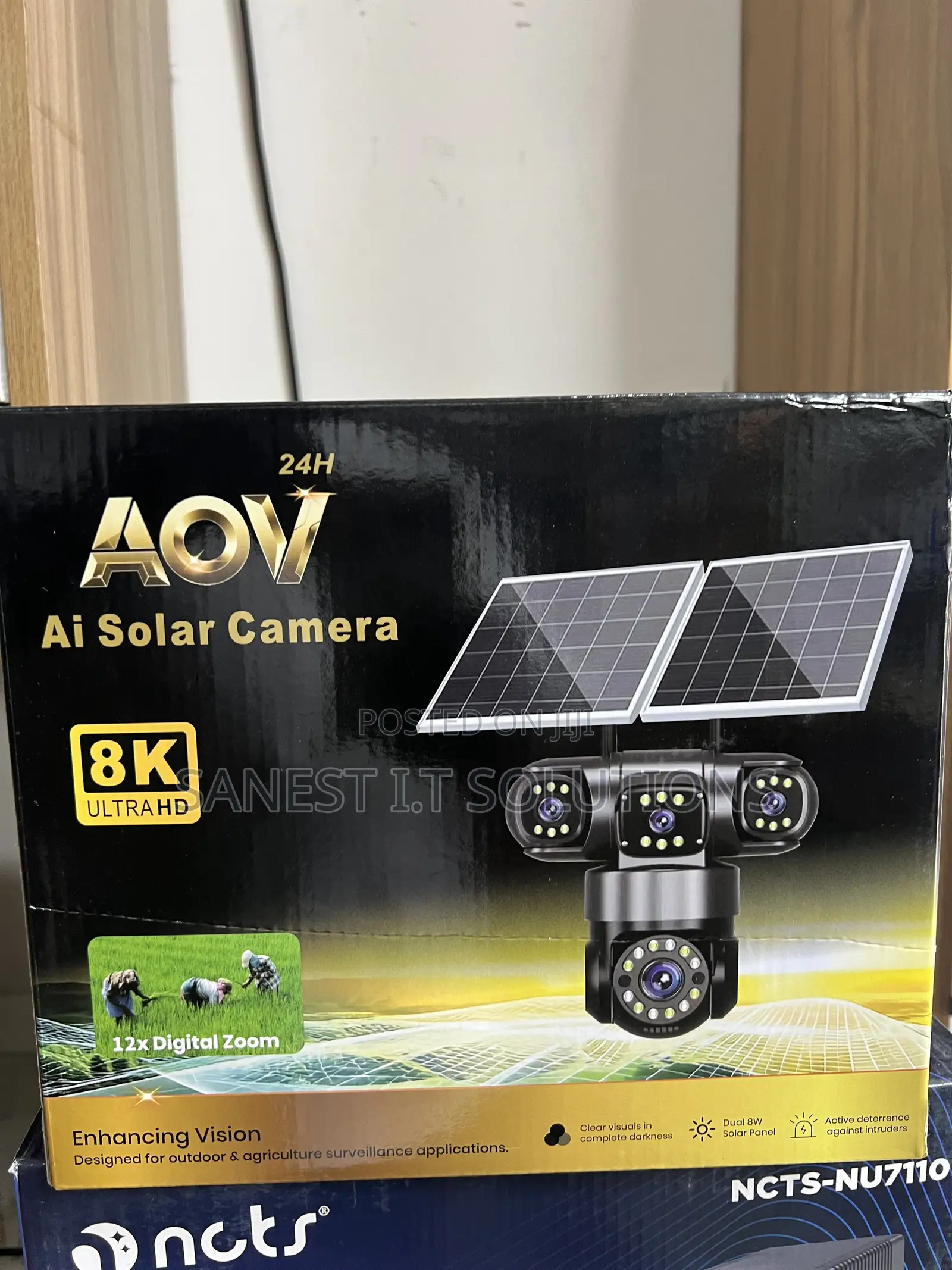 AOV 4Lens 4G Solar CCTV Camera