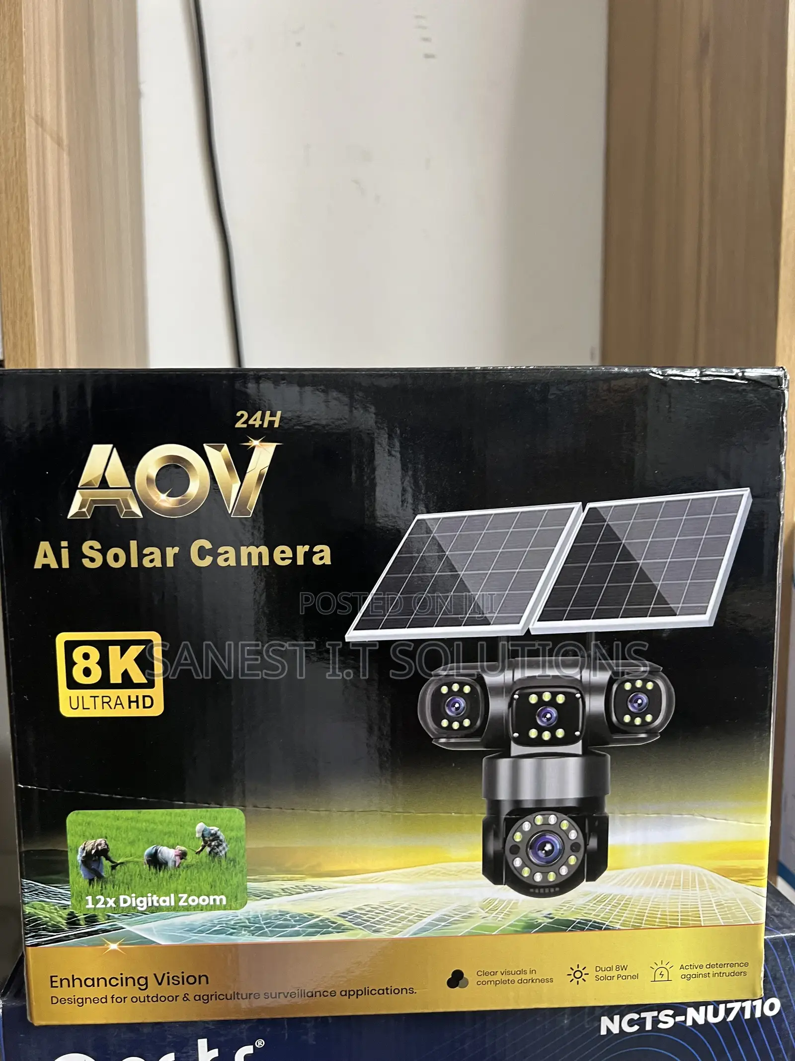 AOV 4Lens 4G Solar CCTV Camera