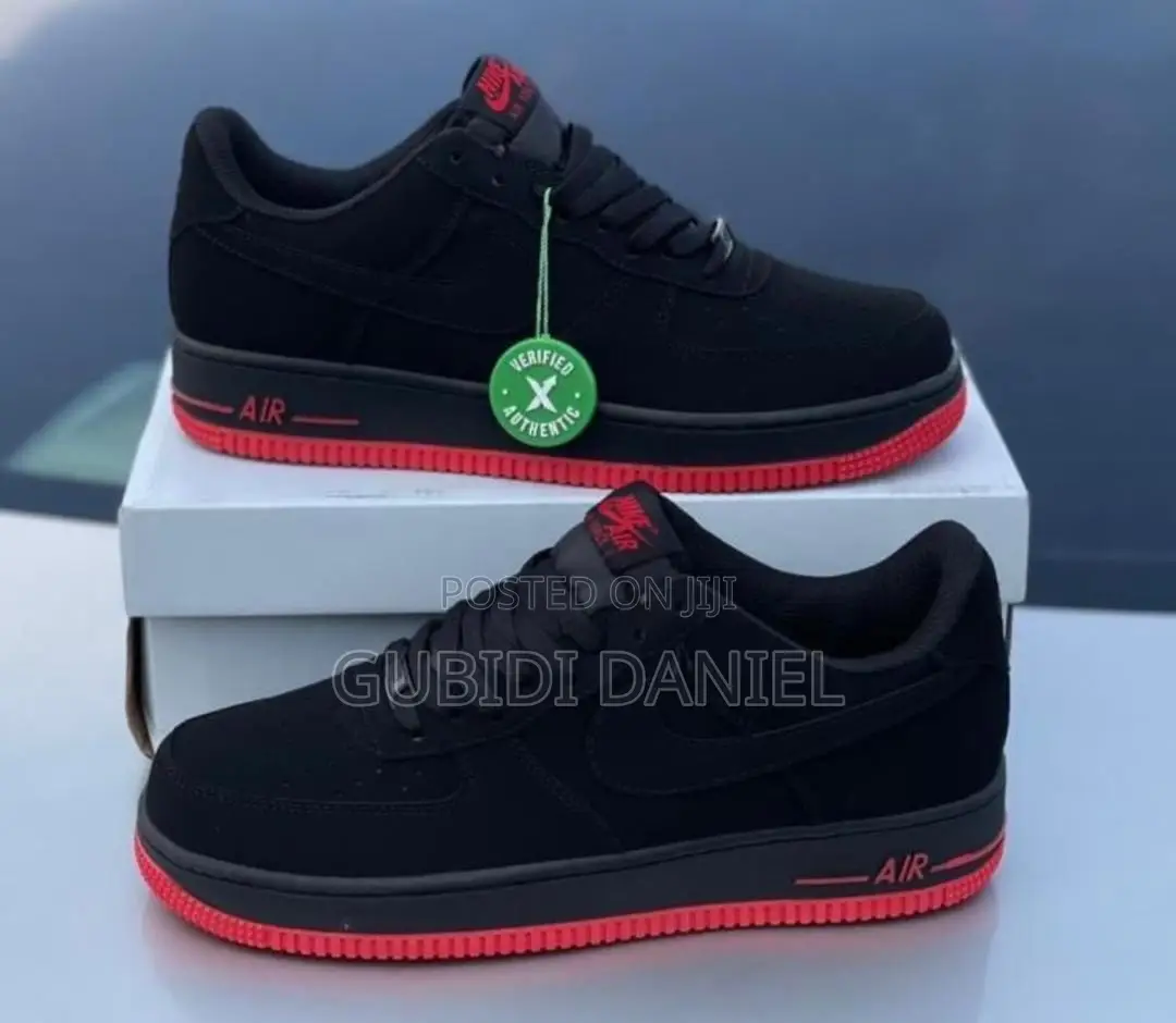 Nike Air Force 1 Low 'Black University Red
