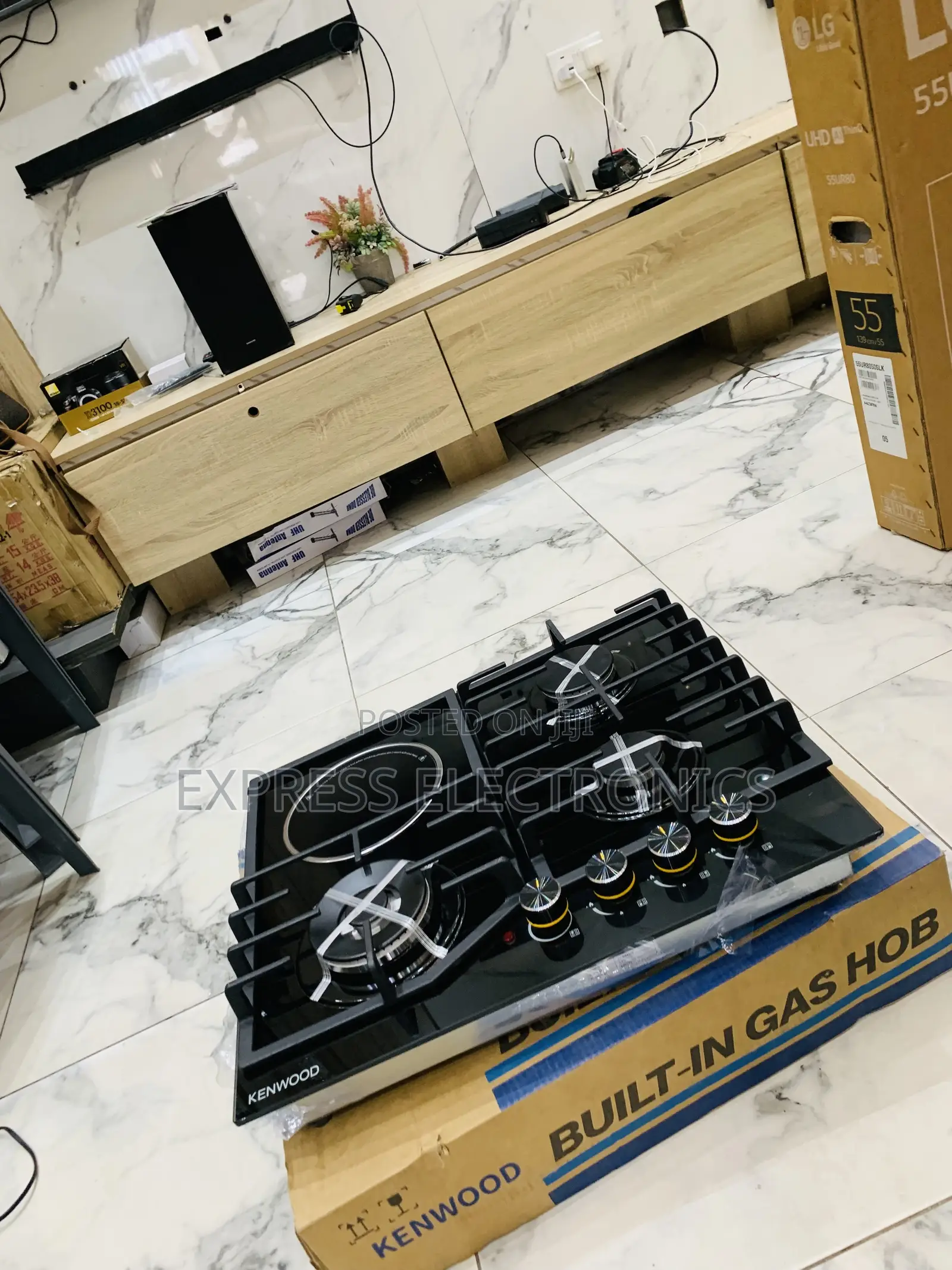 Grab the New Kenwood 60cm 3+1 Inbuilt Cooker Gas Burner Electric Plate