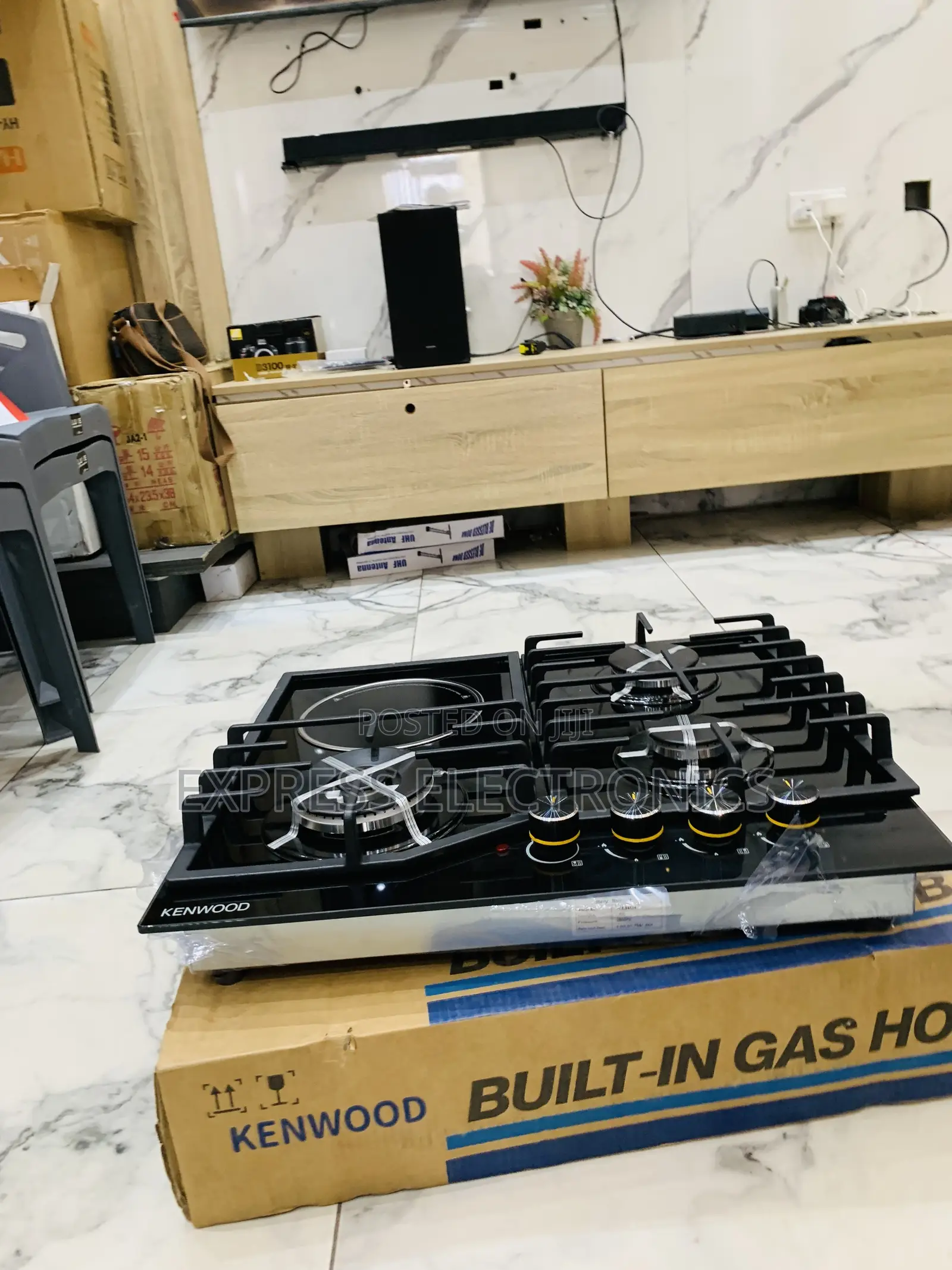 Hot Deals Kenwood 60cm 3+1 Inbuilt Cooker Gas Burners Electric Plate
