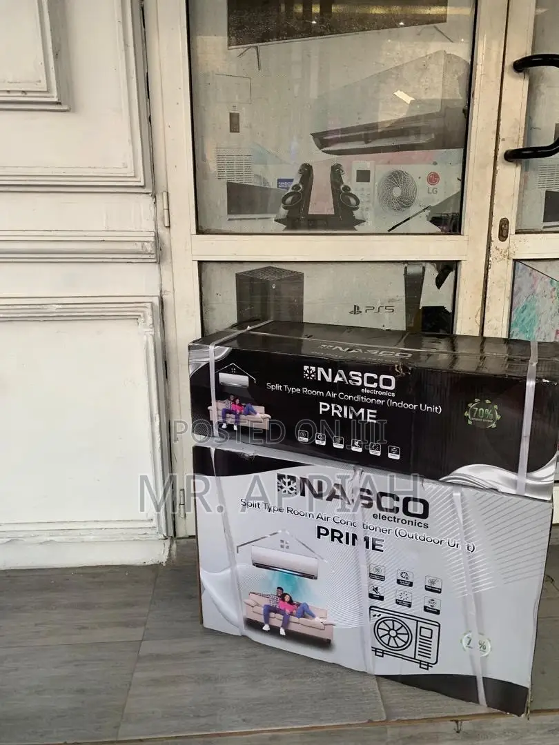 Super Cooling Nasco 1.5hp Air Conditioner(Silver) 