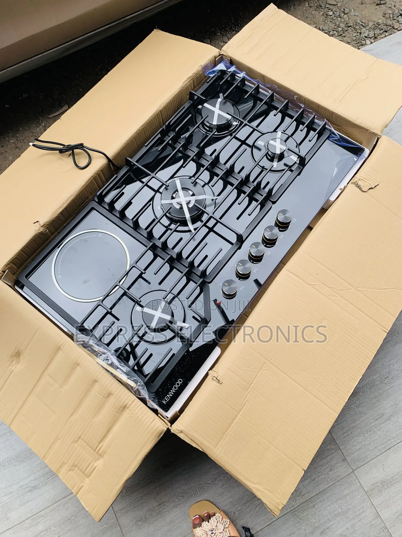Limited Stock Kenwood 90cm Tempered Glass 4 Gas + 1 Electric