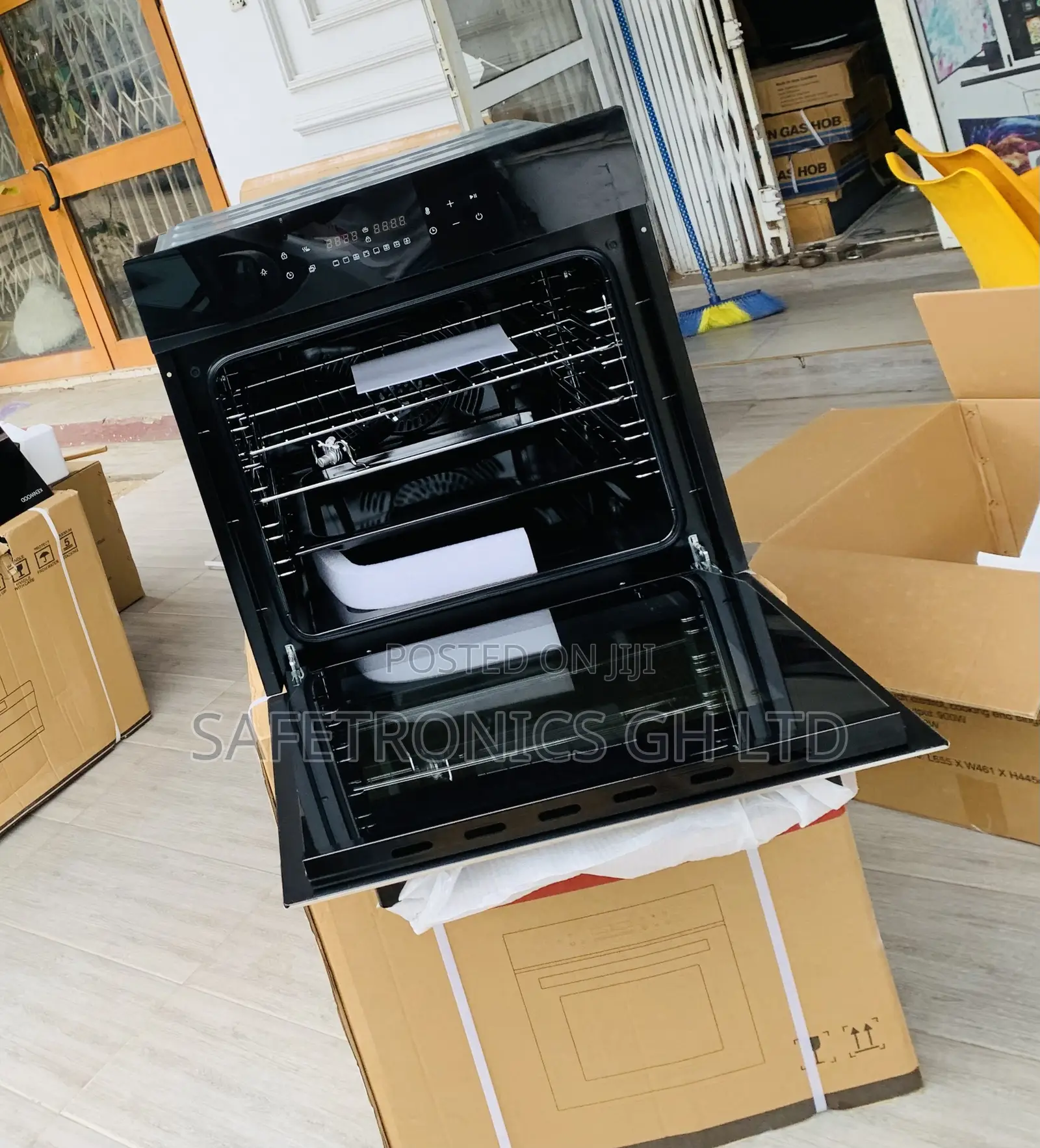 Shop Classic Inbuilt Electric Black Sliver Kenwood Oven