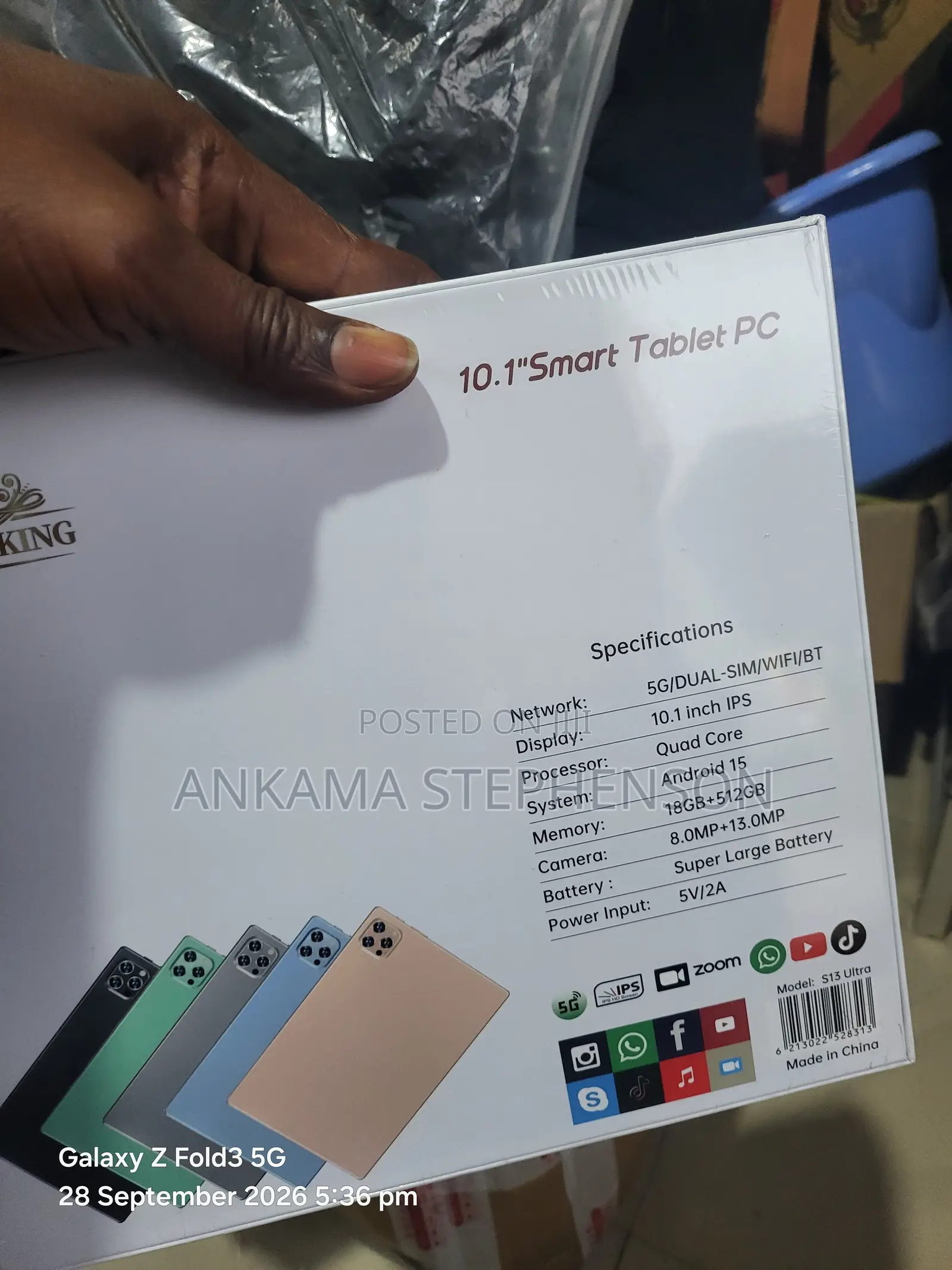 New Tablet 512 GB Black
