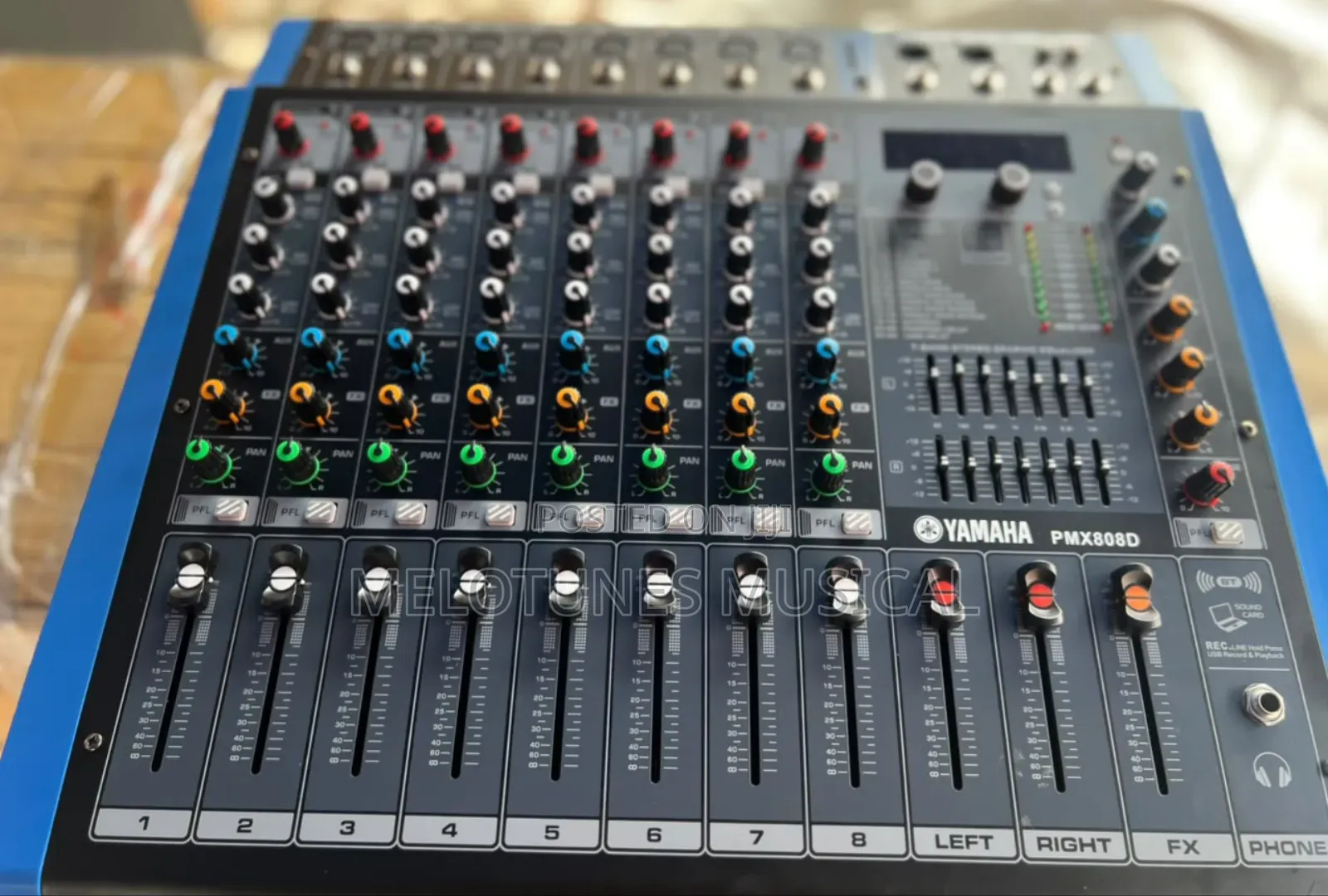 Yamaha PMX808D 8-Channel Powered Audio Mixer