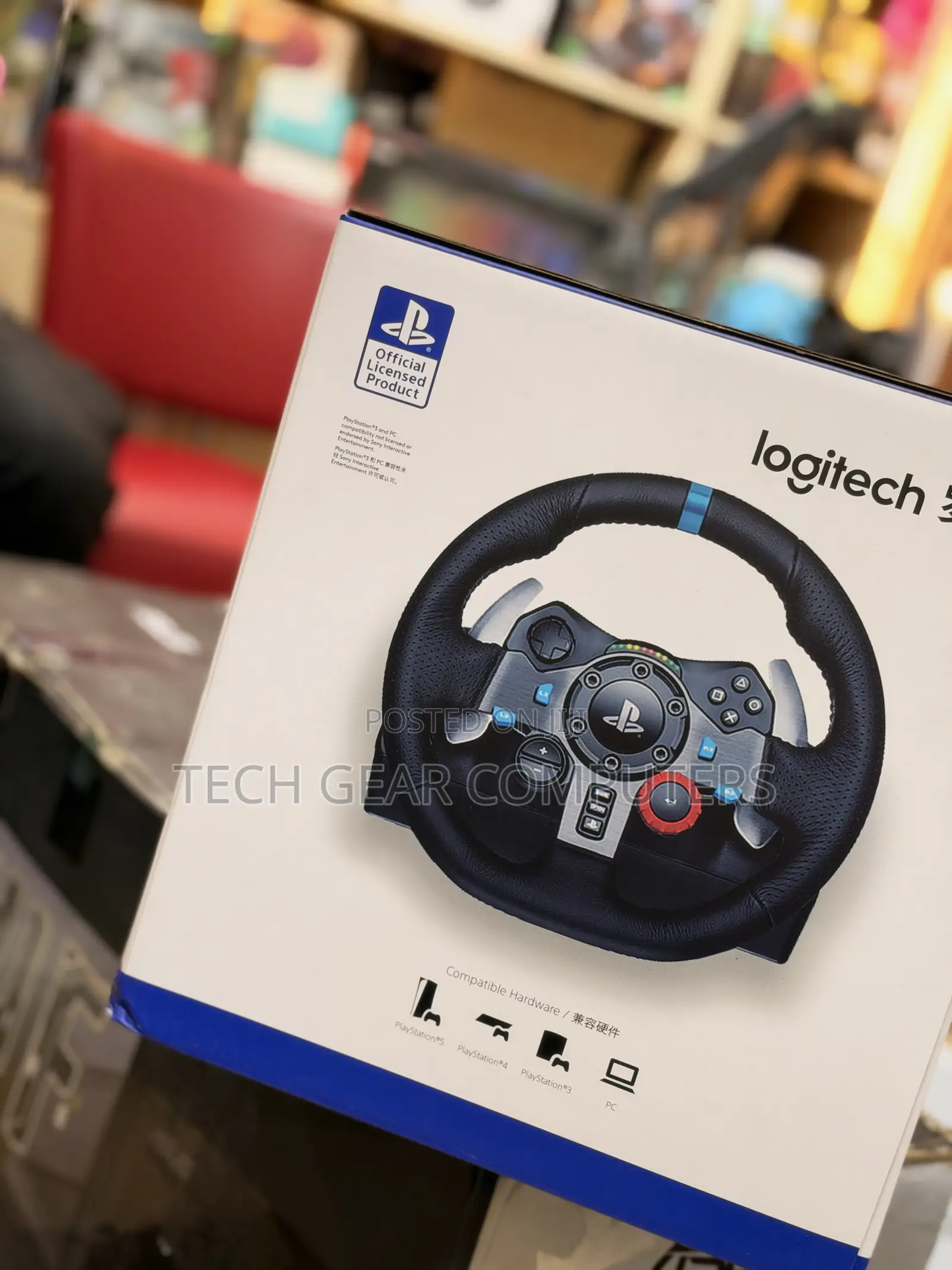 Logitech G29 Driving Force Racing Wheel for PS5 PS4 PS3