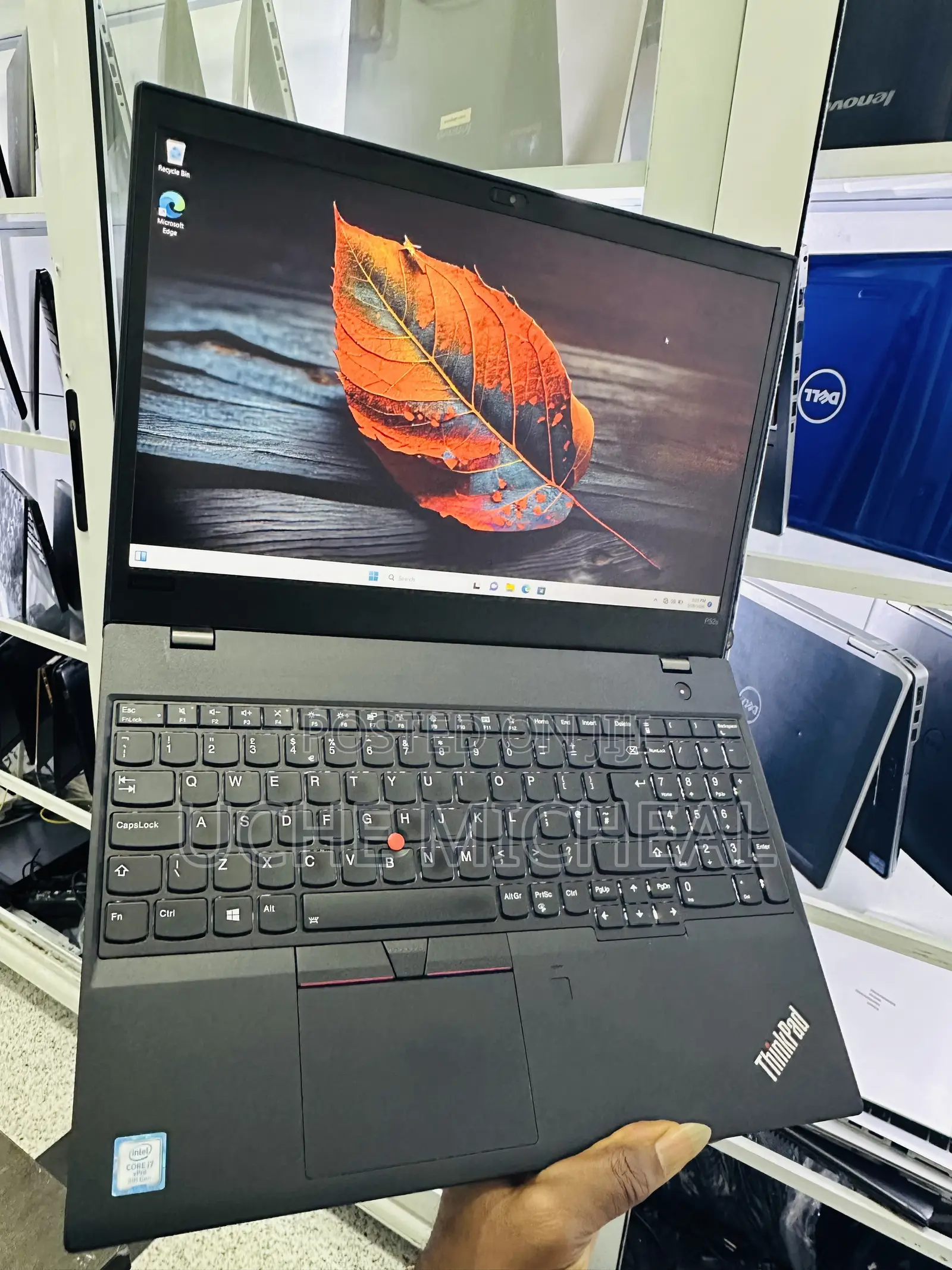 Laptop Lenovo ThinkPad P52s 24GB Intel Core i7 SSD 256GB