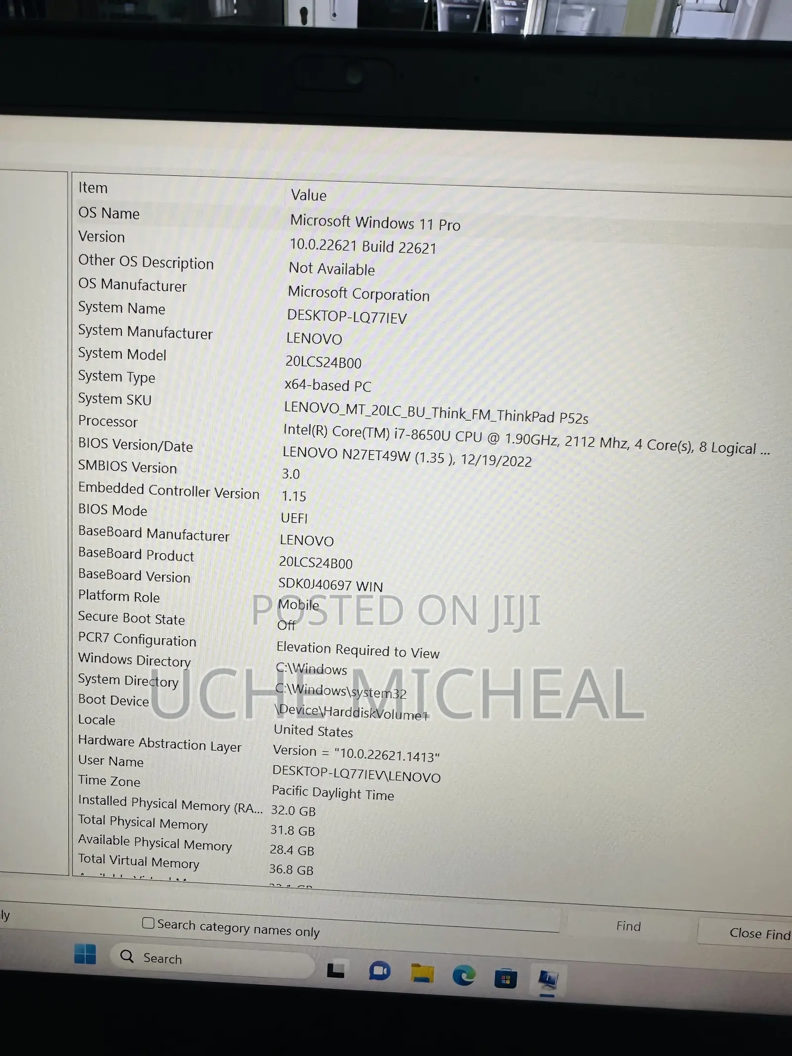 Laptop Lenovo ThinkPad P52s 24GB Intel Core i7 SSD 256GB