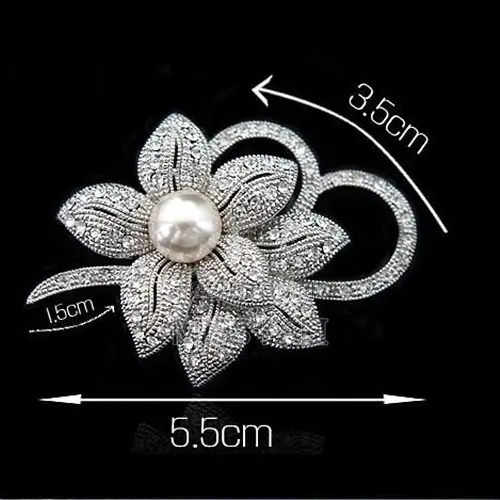 Pearl Fleur Brooch