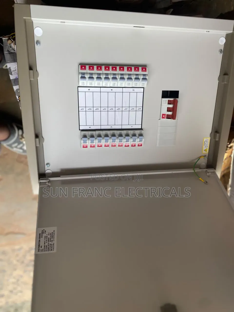 6way 3phase Havel's Original Distribution Board