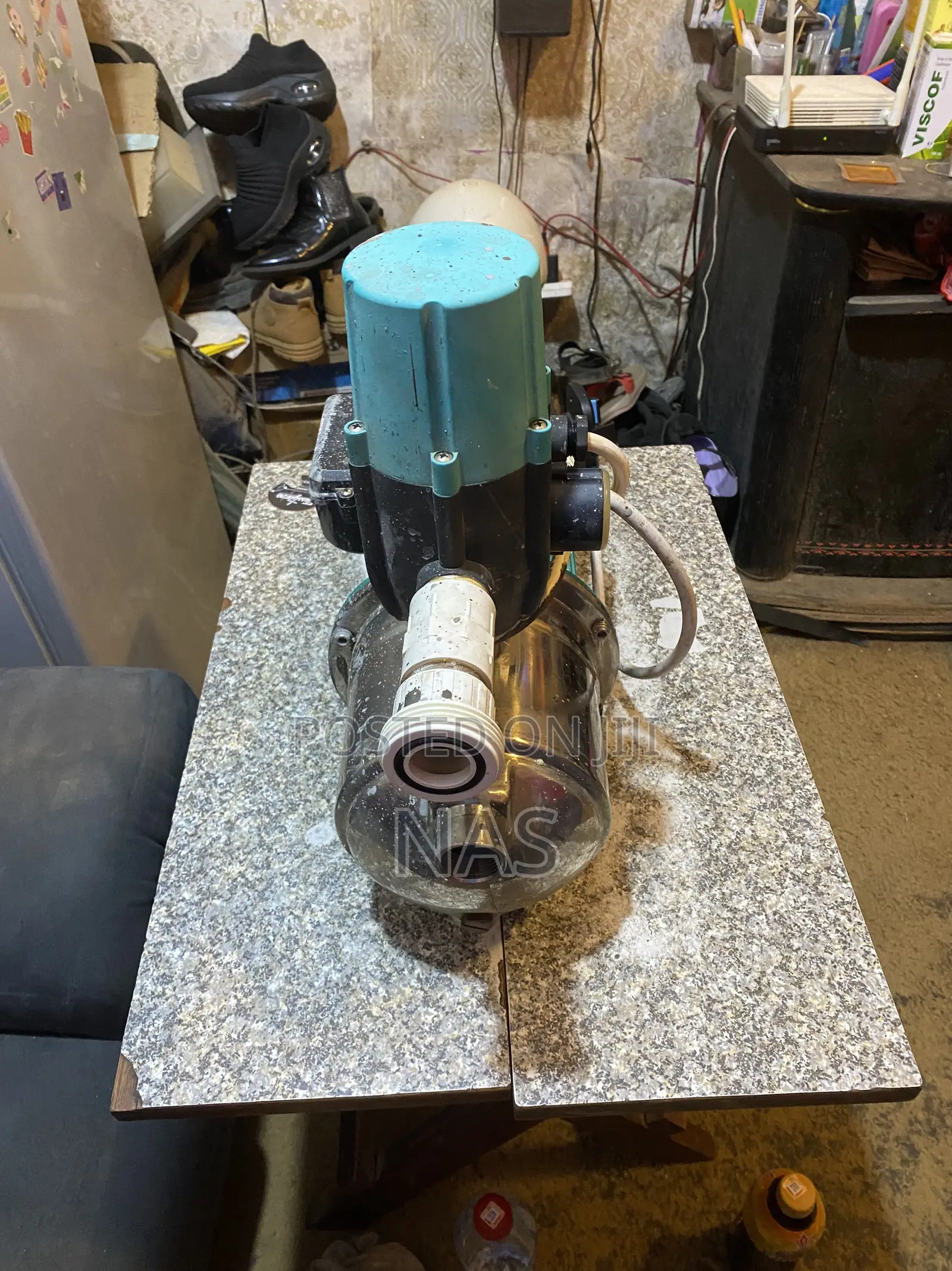 A Fairly Home Used 1.5 HP Shimge Stainless Steel Jet Pump