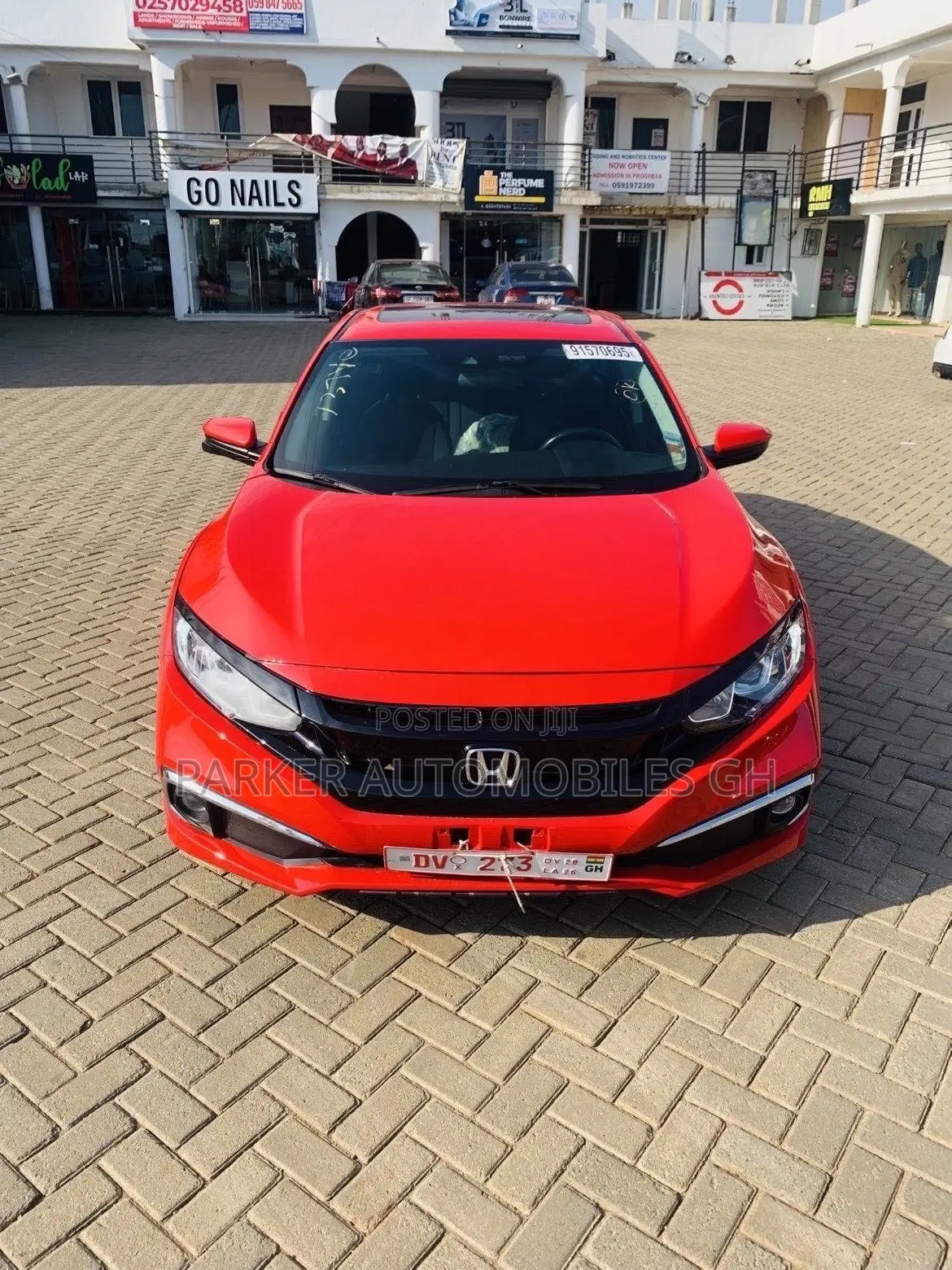 Honda Civic EX Sedan 2018 Red