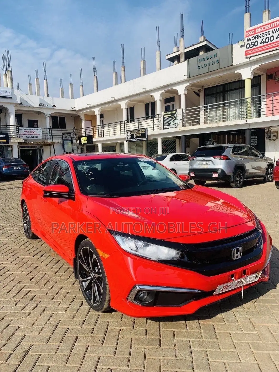 Honda Civic EX Sedan 2018 Red