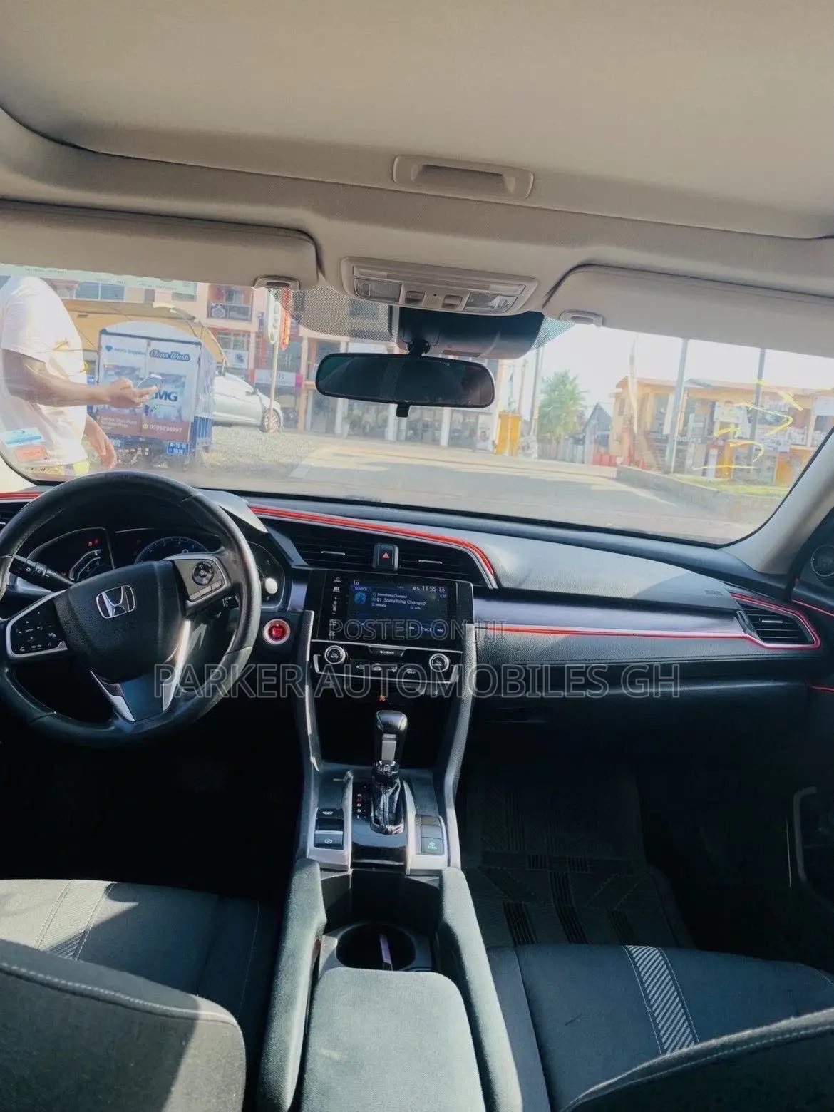 Honda Civic EX Sedan 2018 Red