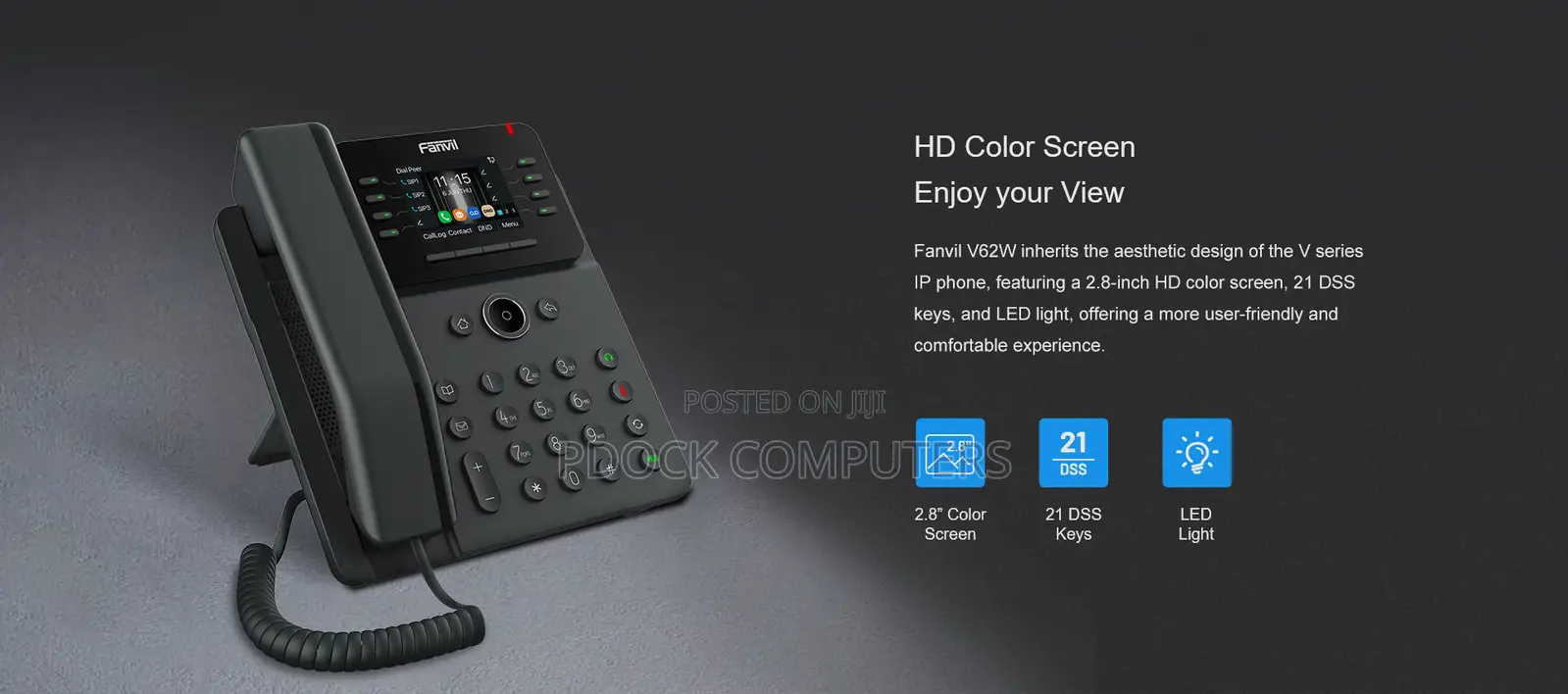 Fanvil V62W Wireless Essential Business Phone