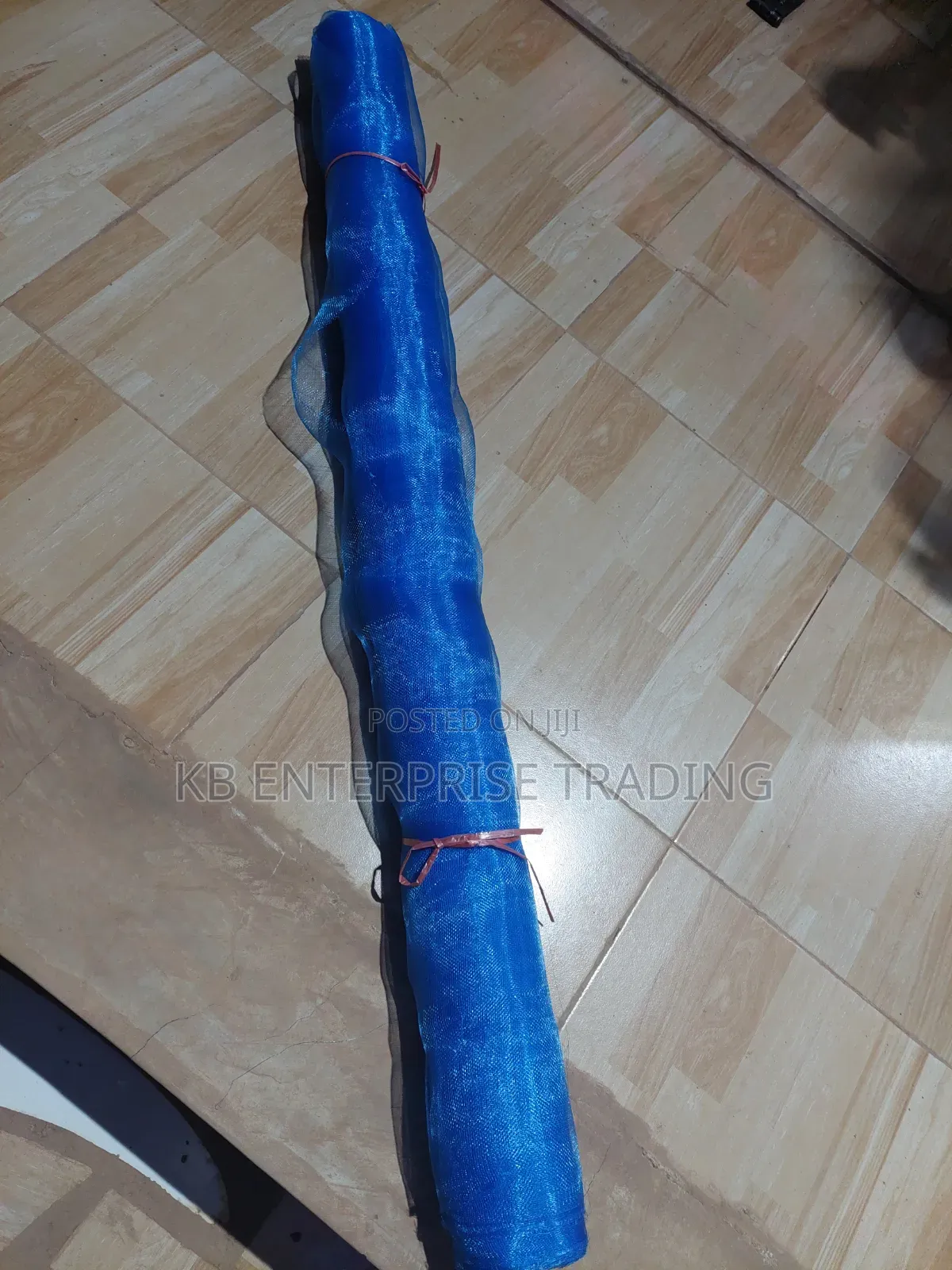 Heavy-Duty Blue Window Door Insect Screen Mesh Roll