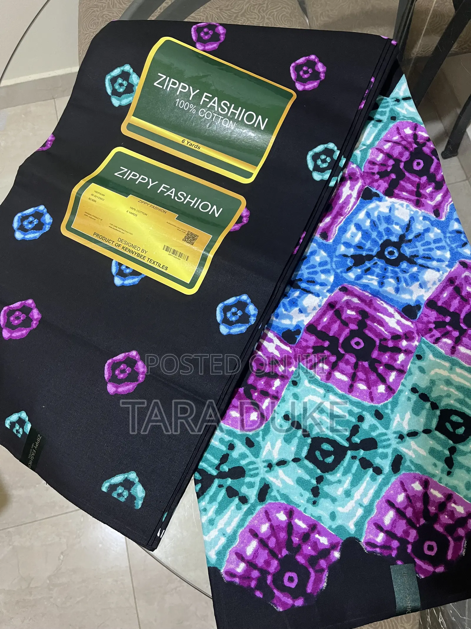 Modern Tie and Dye Batik Print
