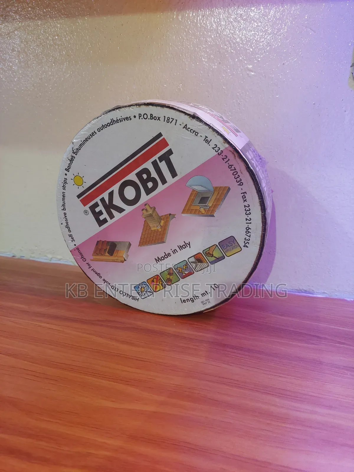 EKOBIT 10m Self-Adhesive Bitumen Strip Roll