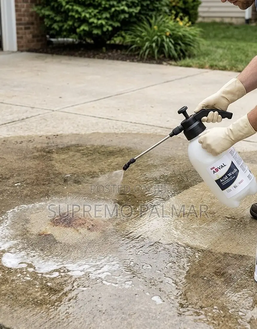 Acid Wash 1L – Multipurpose Acid Cleaner for Tiles Concrete
