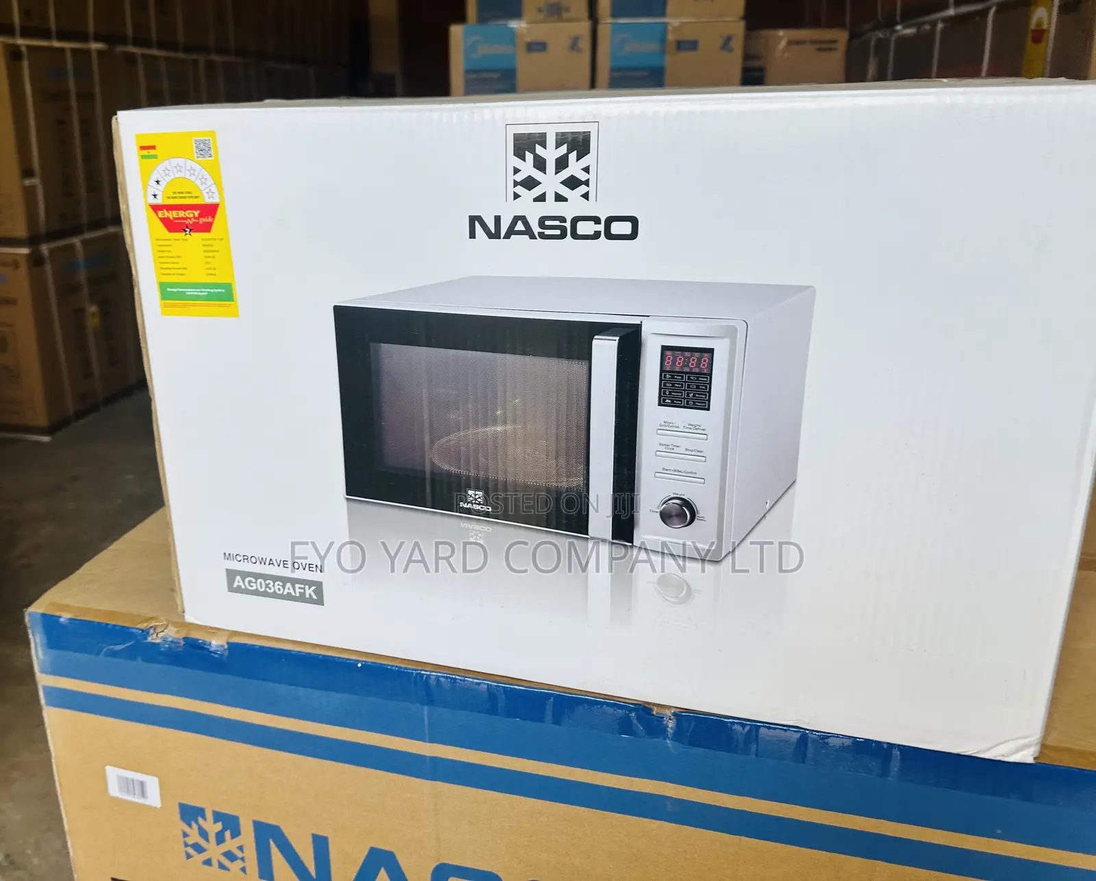 Sleek Modern Design Nasco 2 in 1 Microwave With Grill