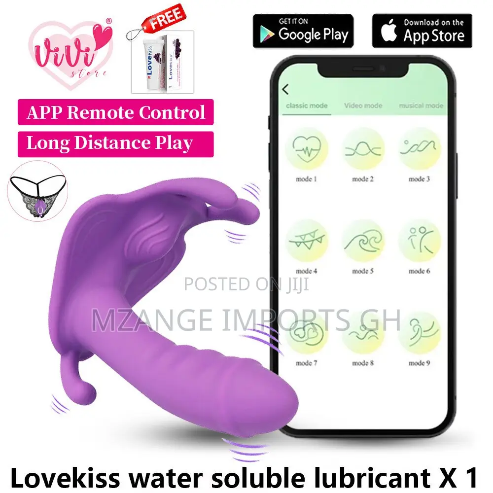 Butterfly APP Controlled Panty Vibrator Wearable Sex Toy