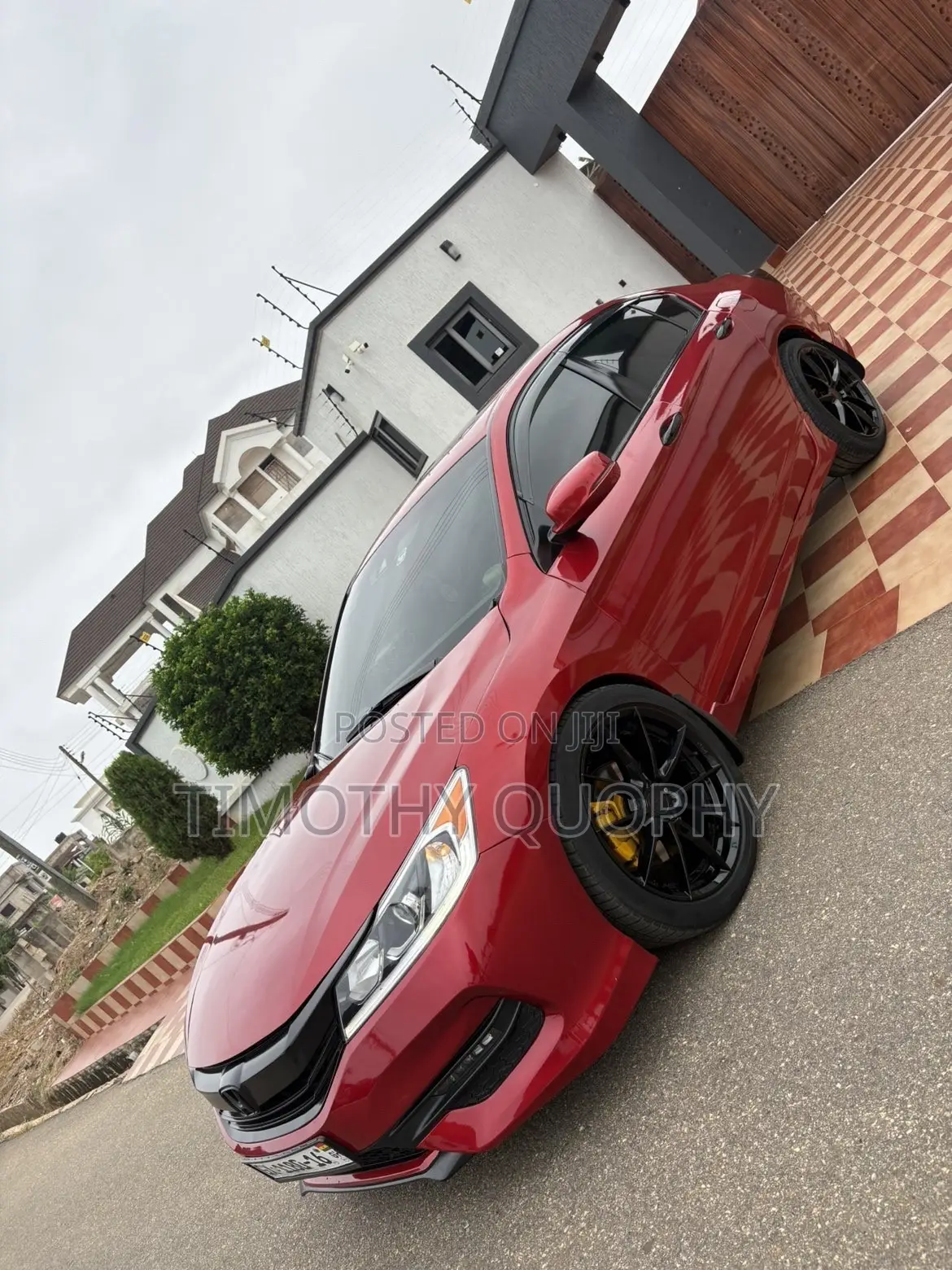 Honda Accord EX-L V-6 2dr Coupe FWD (3.5L 6cyl 6A) 2013 Red