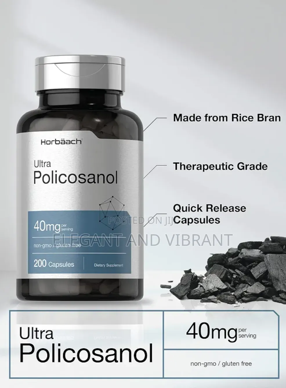 Policosanol 40mg | 200 Capsules