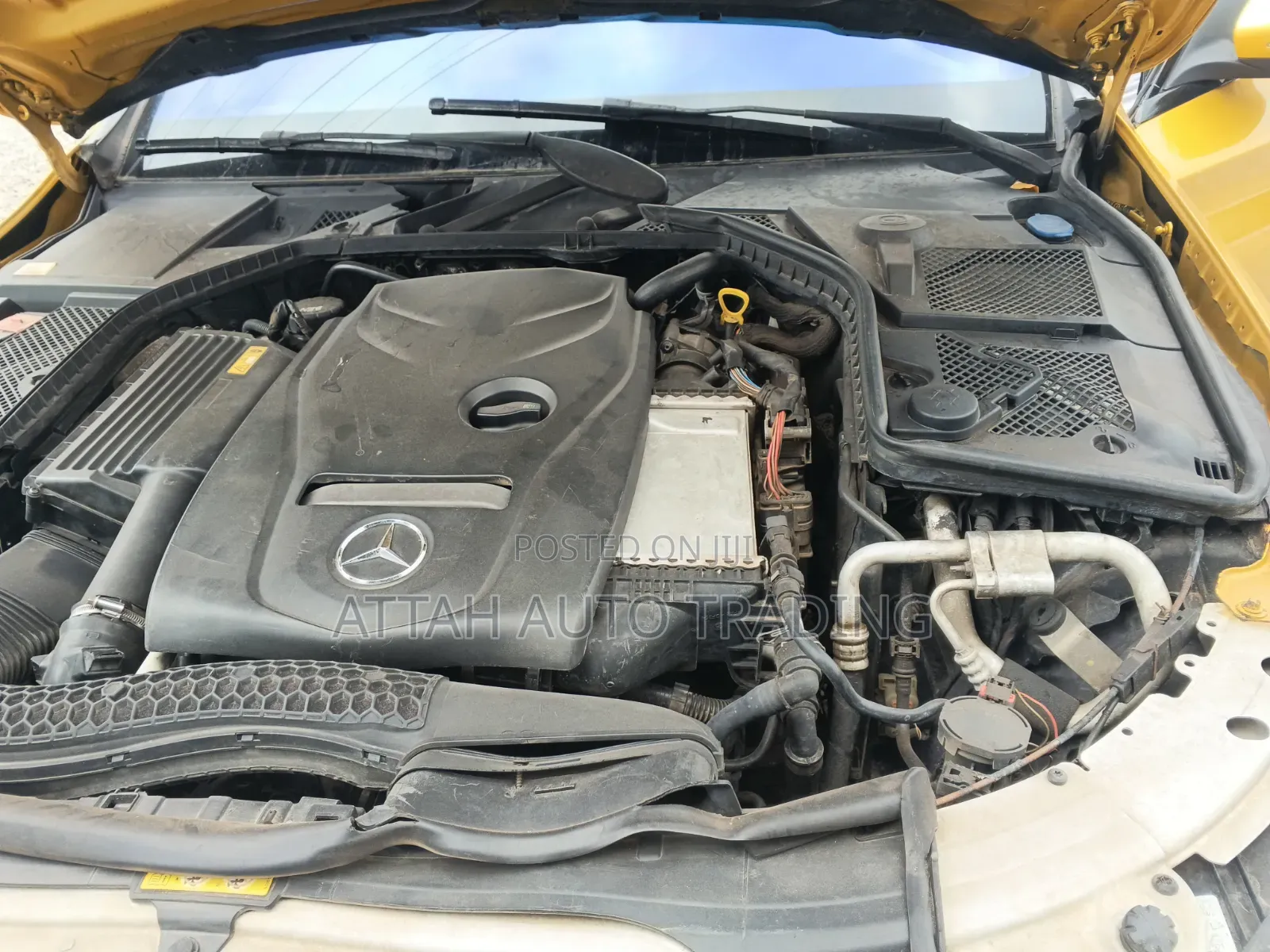 Mercedes-Benz C63 2013 Yellow