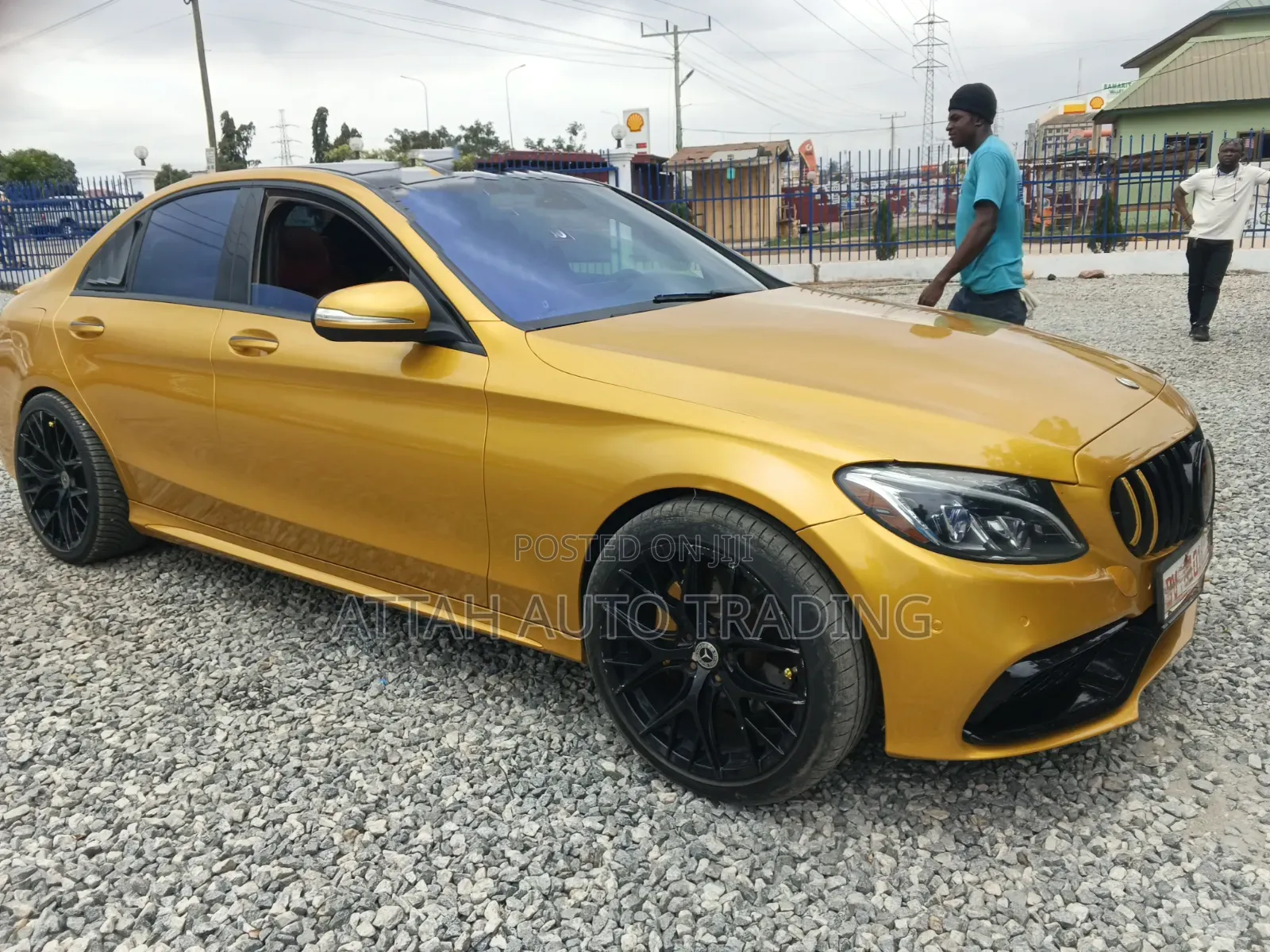 Mercedes-Benz C63 2013 Yellow
