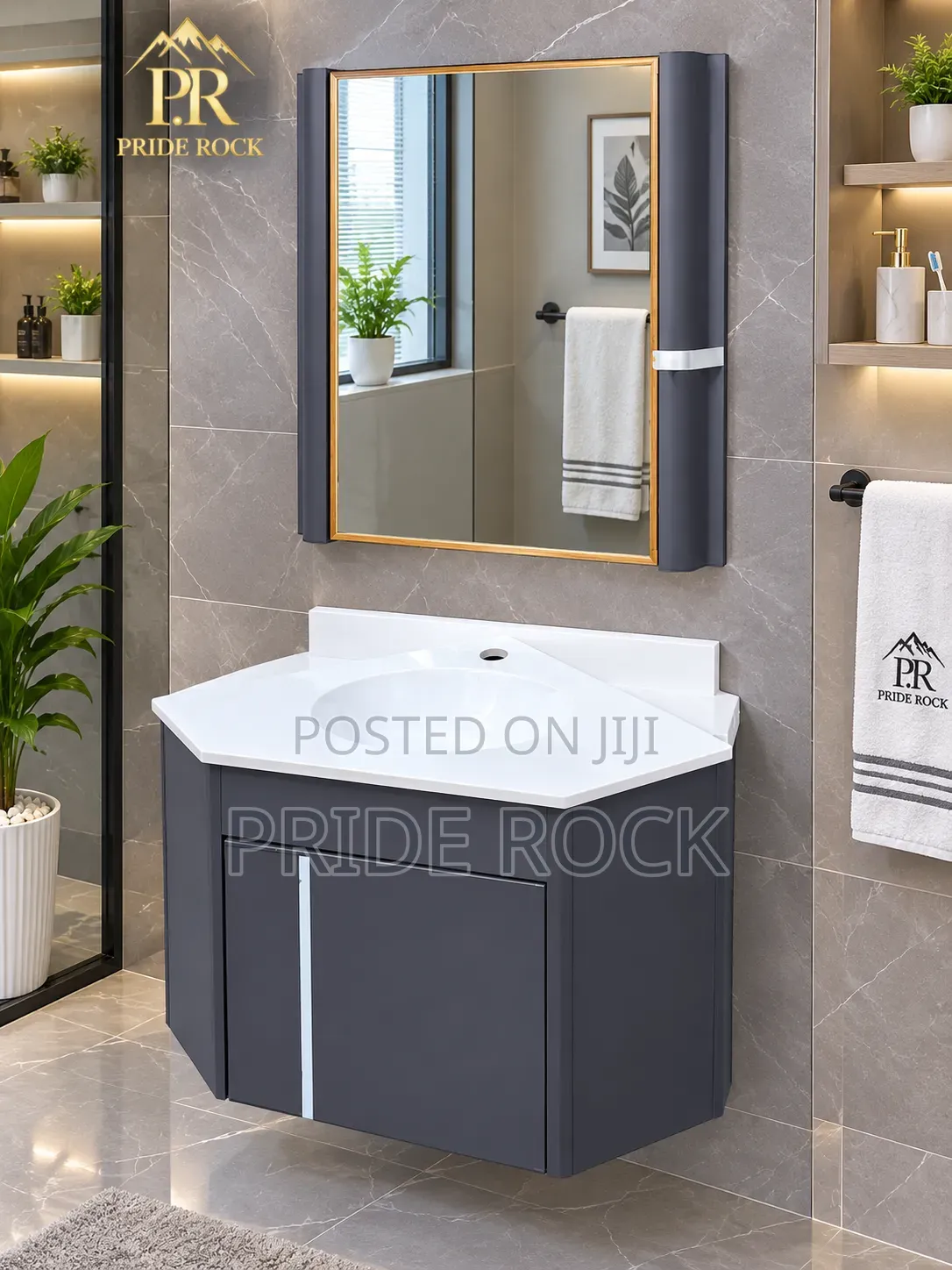Small Corner Basin Set With Tap