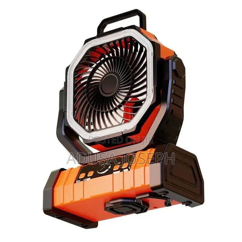 Chargeable Fan,Light and Power Bank