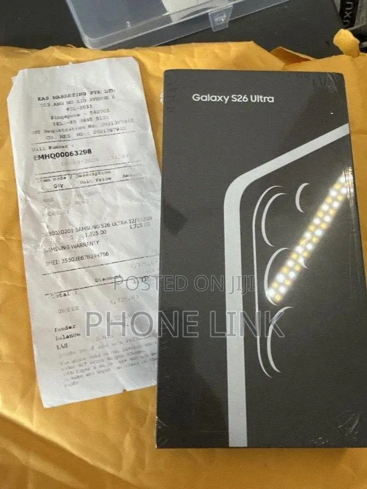 New Samsung Galaxy S26 Ultra 5G 512 GB White