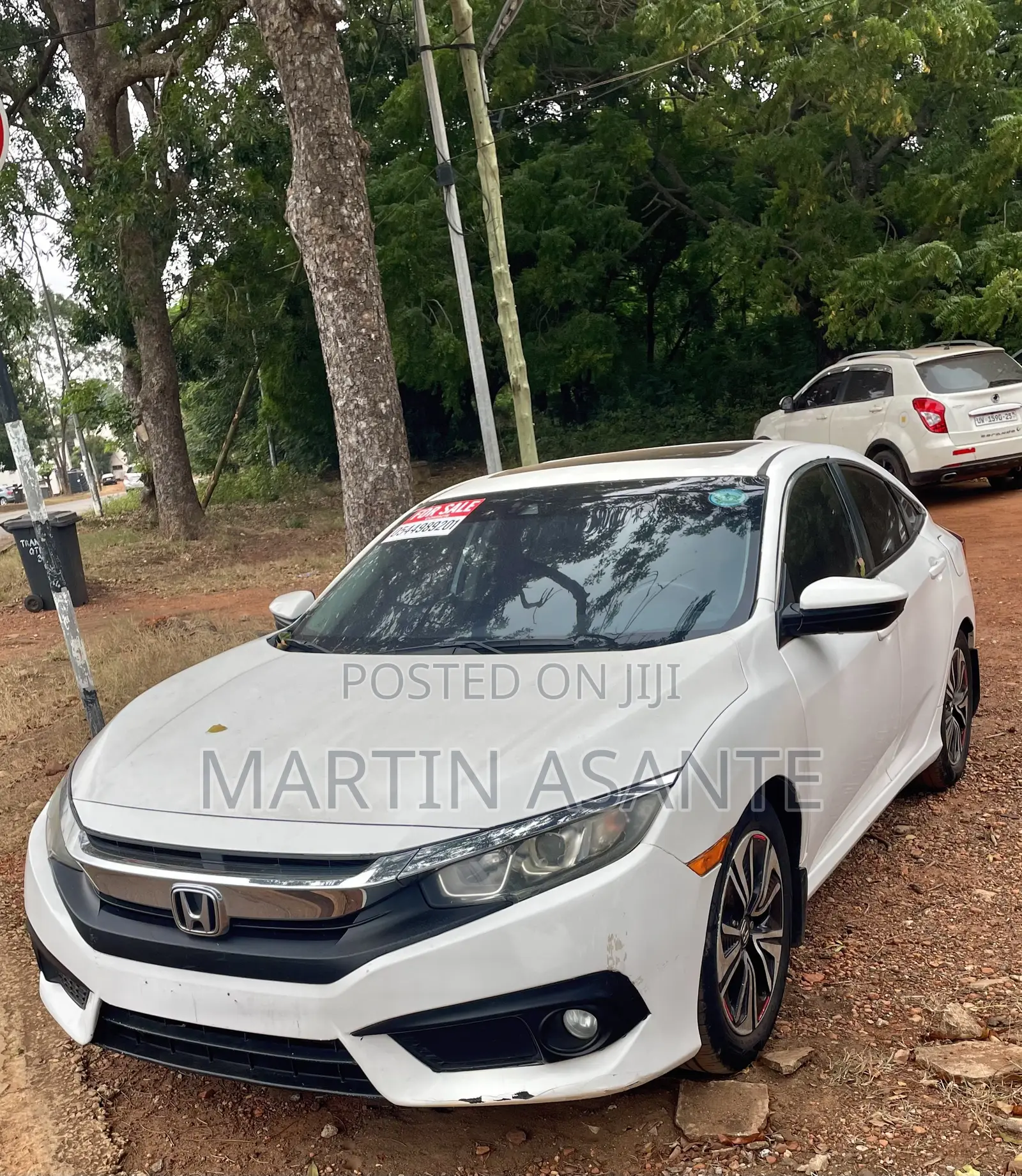 Honda Civic EX-L 4dr Sedan (1.5L 4cyl) 2016 White