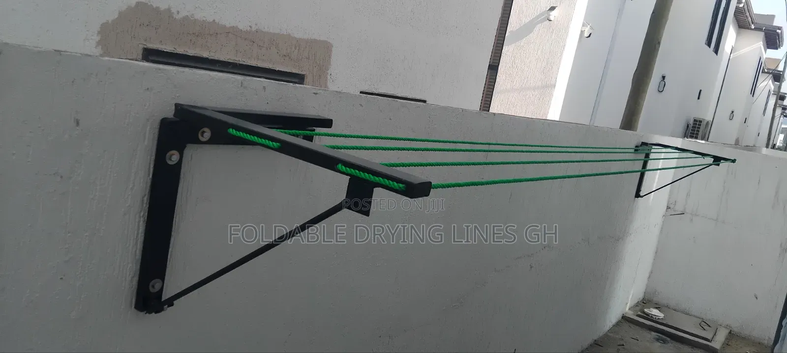 4 Ropes 2 Support Extended Arm Drying Line