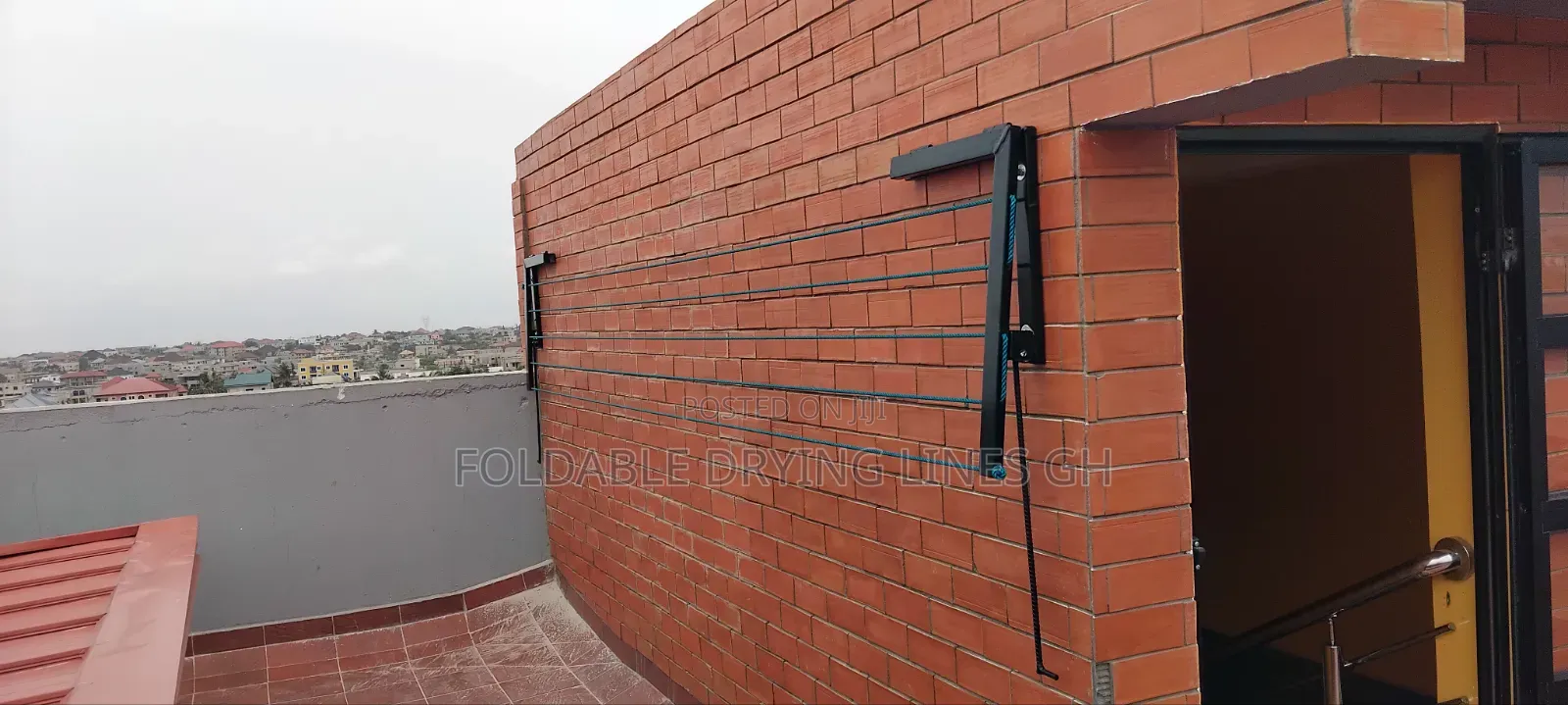 5 Ropes 2 Support Extended Arm Foldable Drying Line