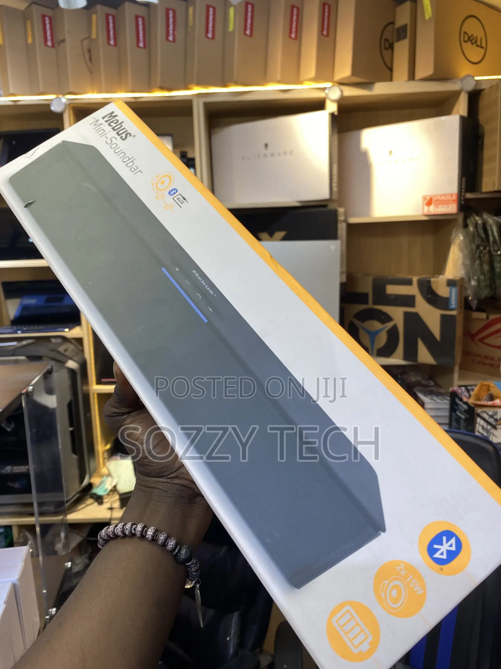 Mebus Mini Soundbar, 2.1CH Mini Sound Bar, 30W Speaker With BT