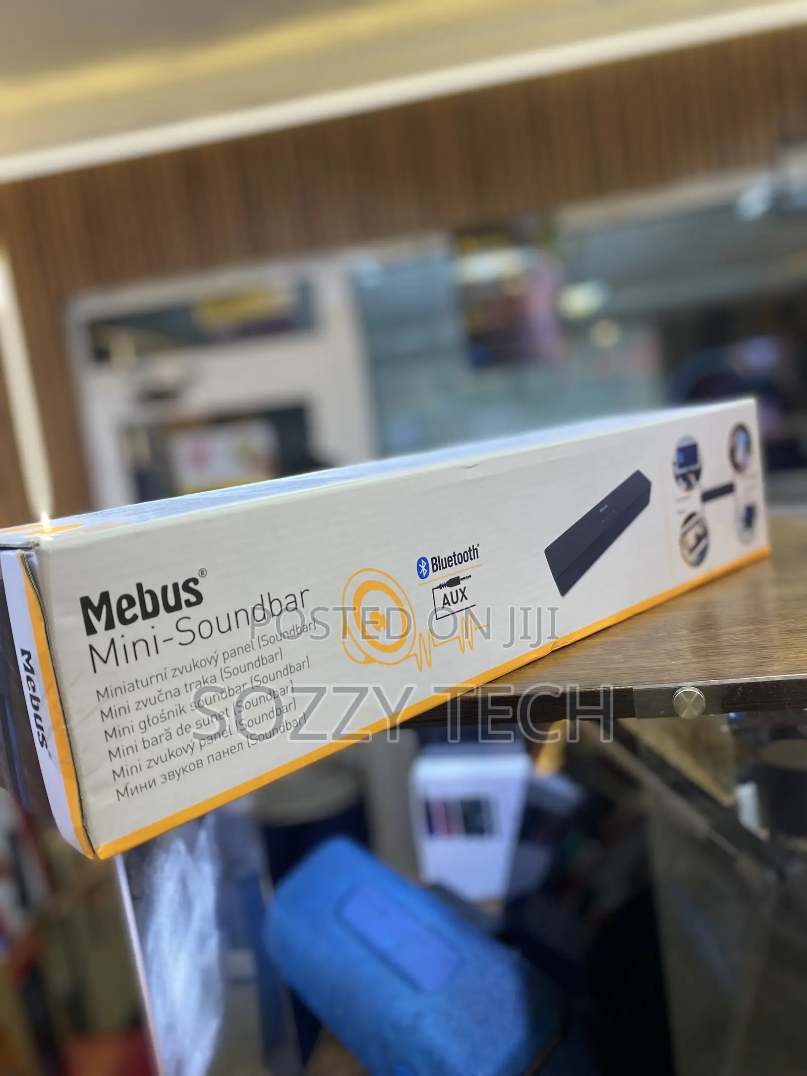 Mebus Mini Soundbar, 2.1CH Mini Sound Bar, 30W Speaker With BT