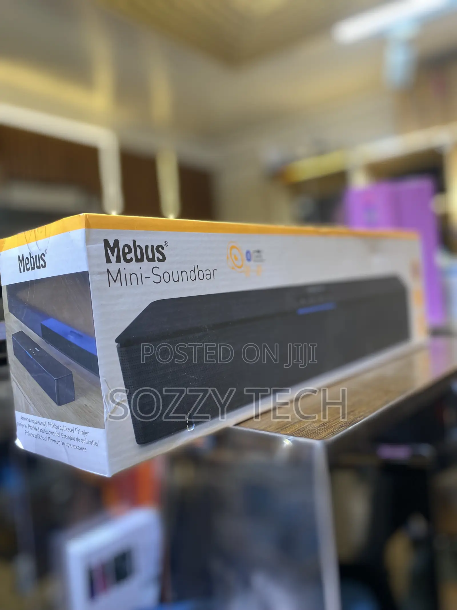 Mebus Mini Soundbar, 2.1CH Mini Sound Bar, 30W Speaker With BT